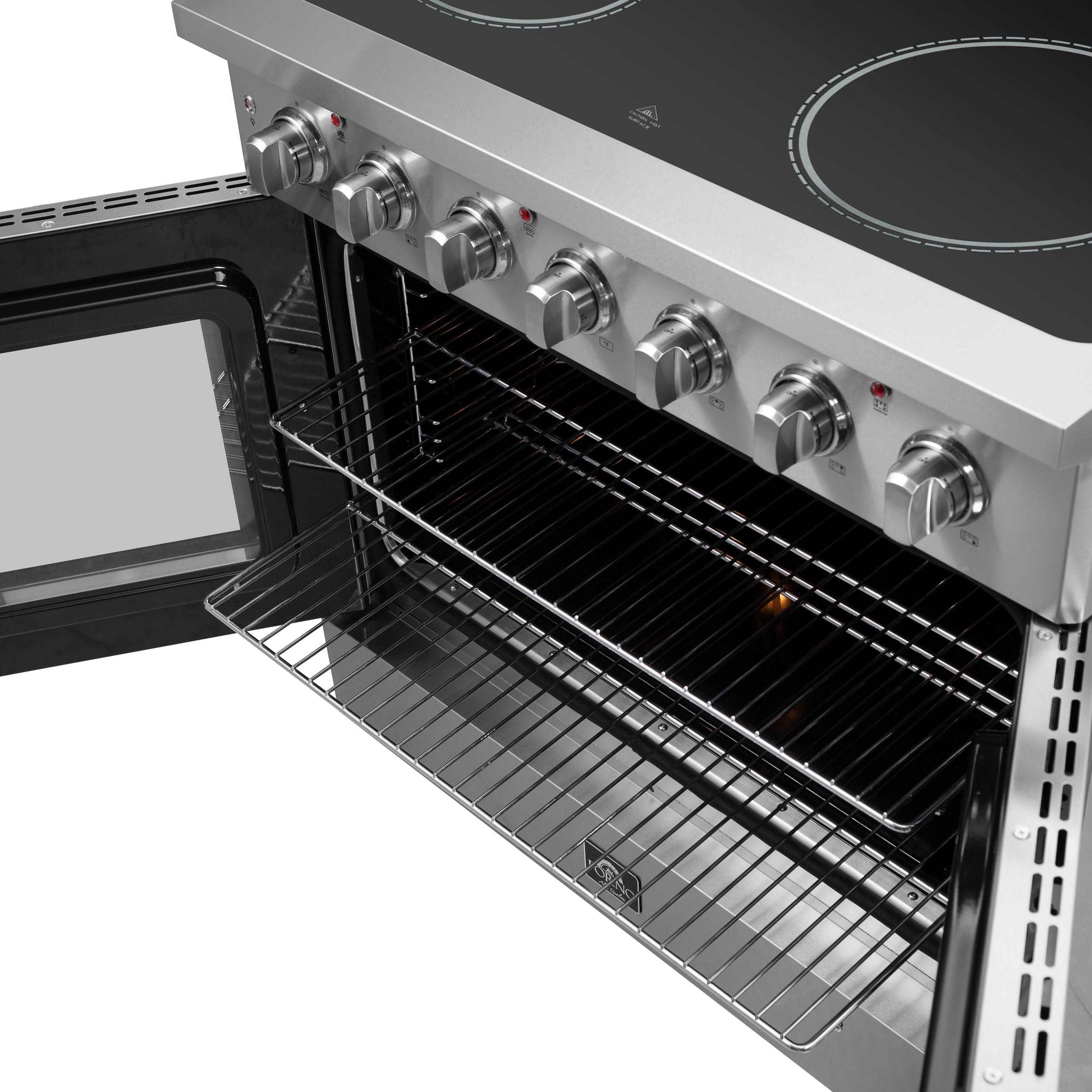 Galiano 36-Inch Freestanding French Door Electric Range, True Convection, Energy Efficient FFSEL691736