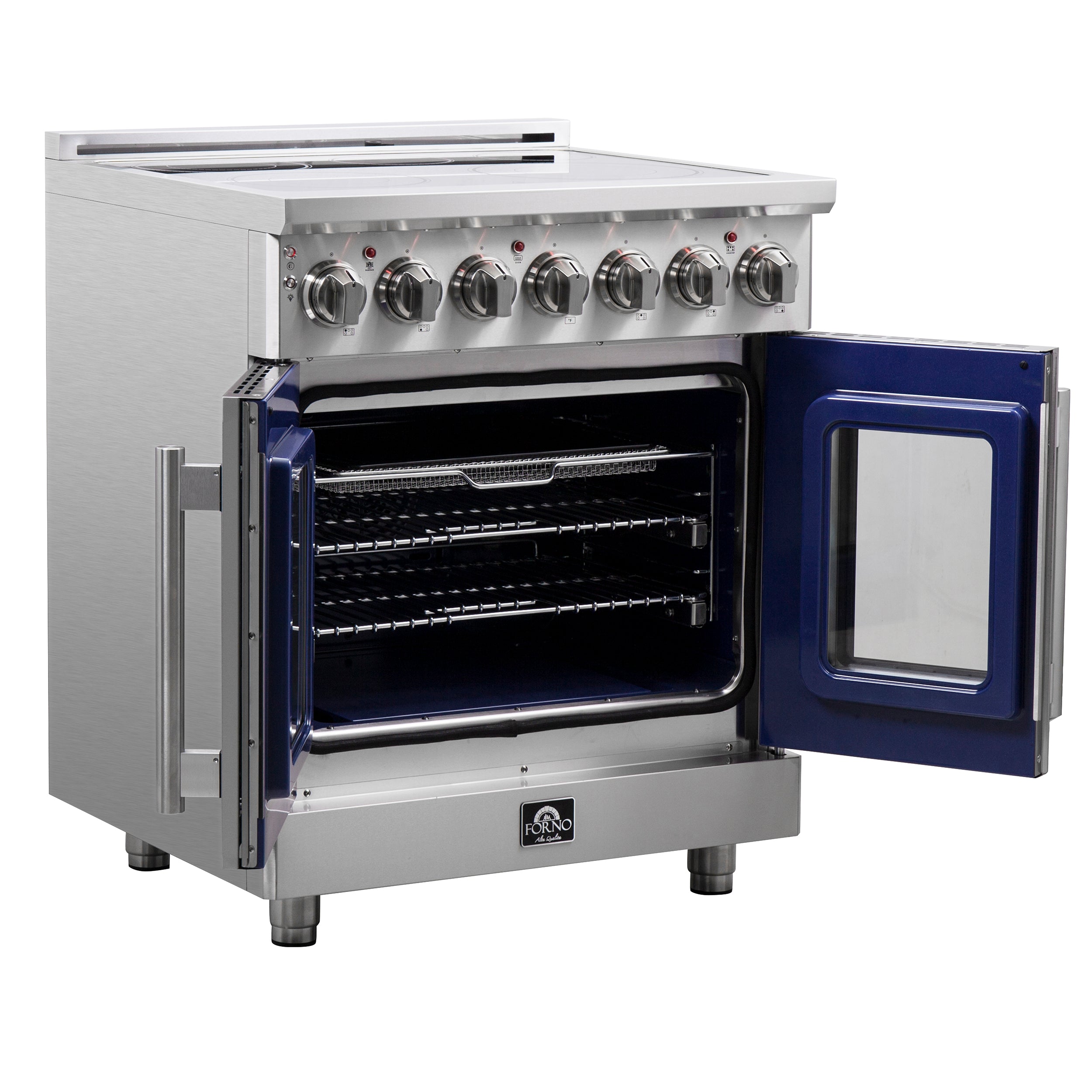 Massimo 30-Inch Freestanding French Door Electric Range, True Convection Oven FFSEL695530