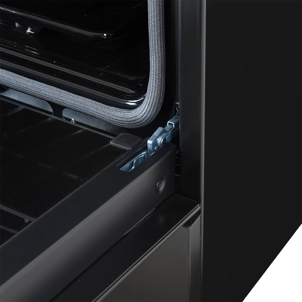 Leonardo Espresso 30-Inch Gas Range, 5 Burners, 39,500 BTU, 5 cu.ft Convection Oven FFSGS111630BLK