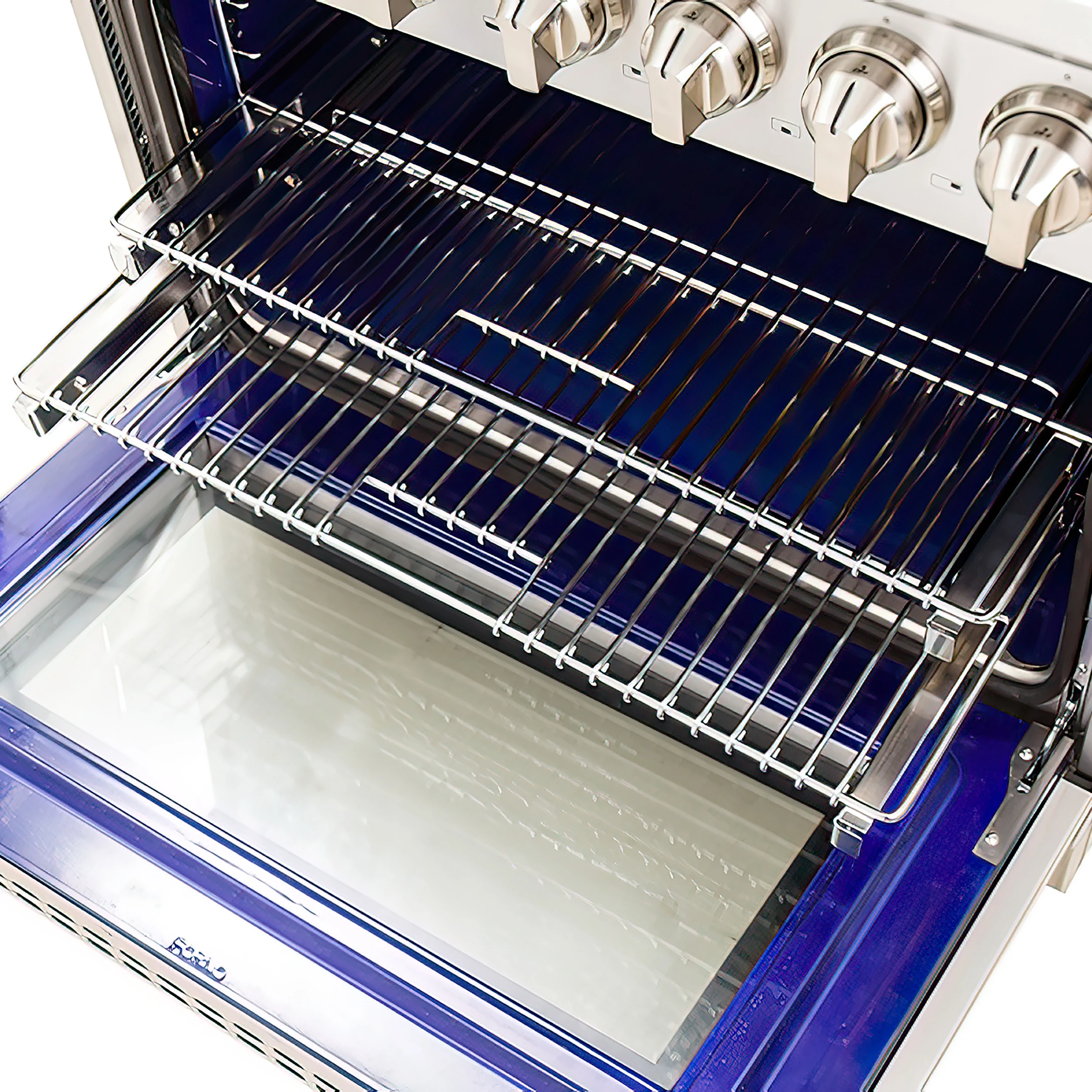 Massimo 30-Inch Freestanding Dual Fuel Range, 4 Burners, Double Convection Ovens FFSGS612530