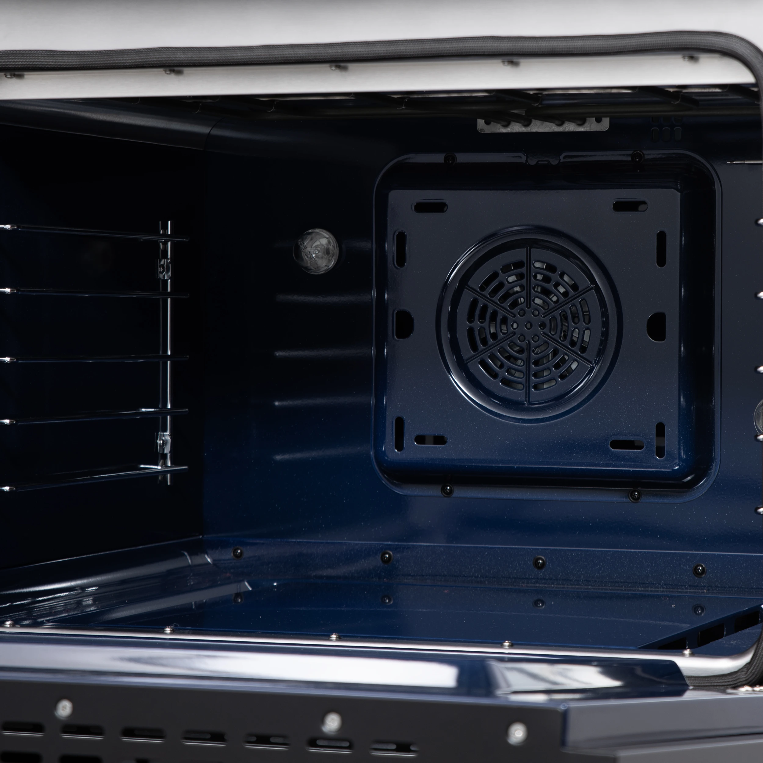 Massimo 30-Inch Freestanding Dual Fuel Range in Black with Antique Brass Accessories, 4 Burners, 4.32 cu. ft. Convection Oven FFSGS612530BLK