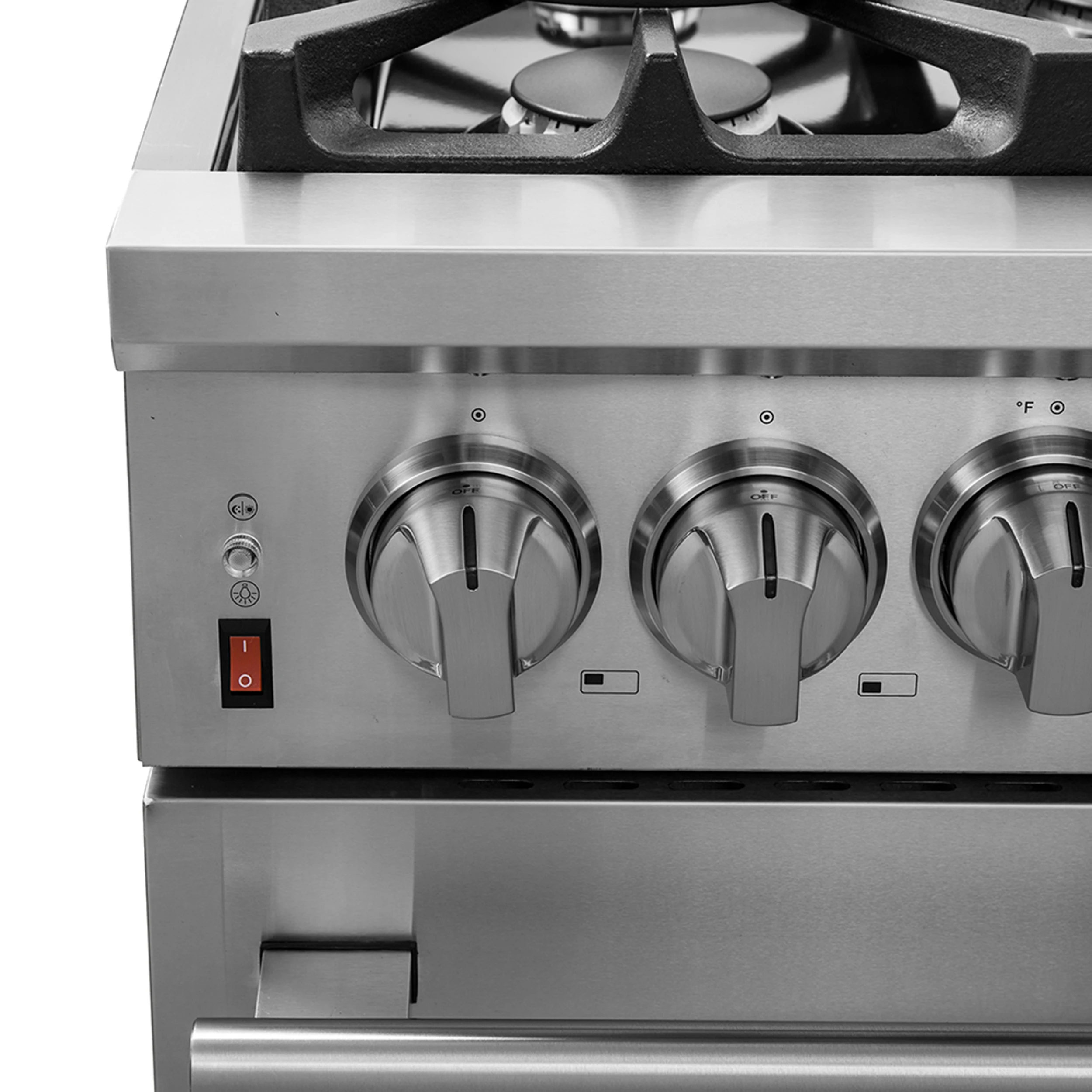 Massimo 36-Inch Freestanding Dual Fuel Range, 6 Burners, Double Convection Ovens FFSGS612536