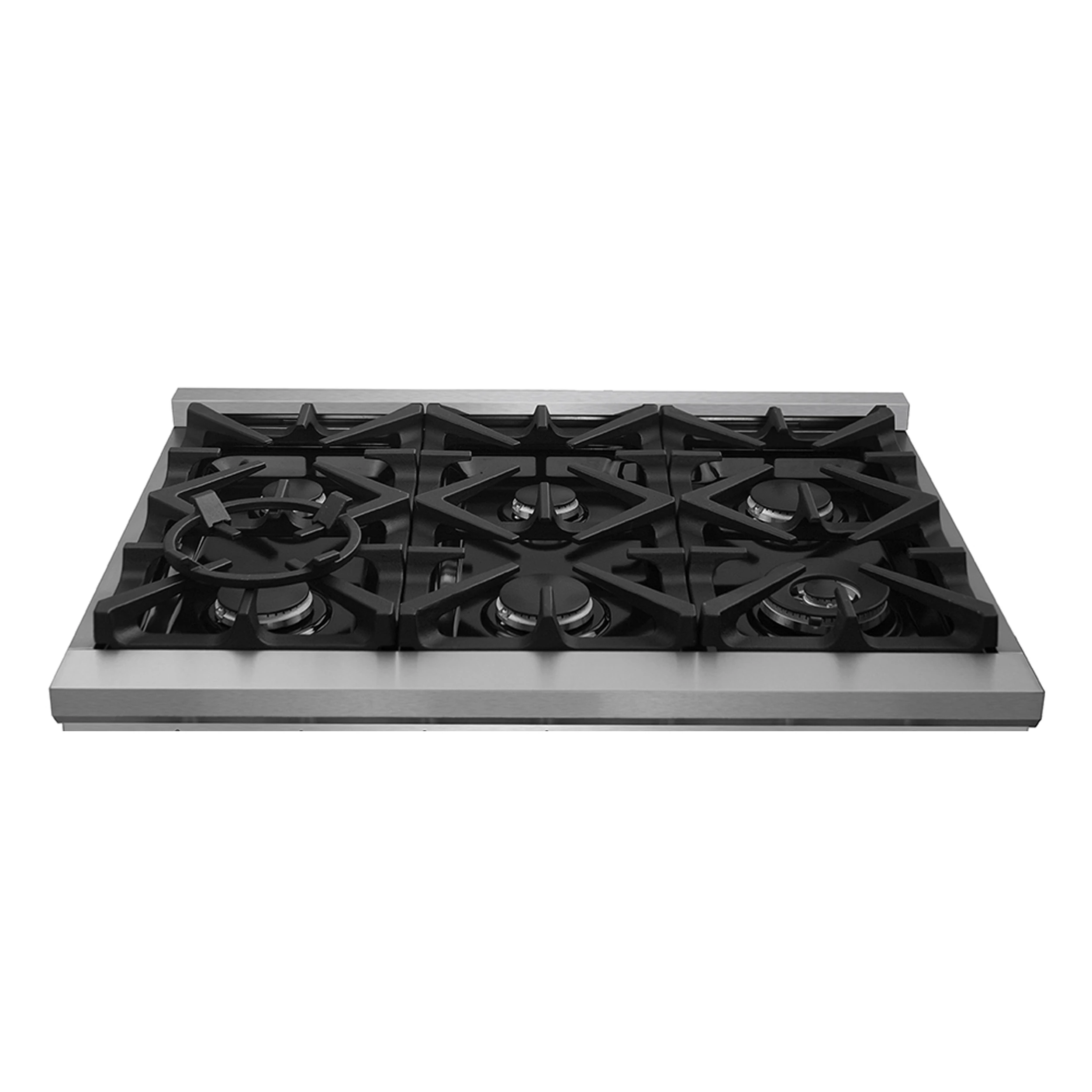 Massimo 36-Inch Freestanding Dual Fuel Range, 6 Burners, Double Convection Ovens FFSGS612536