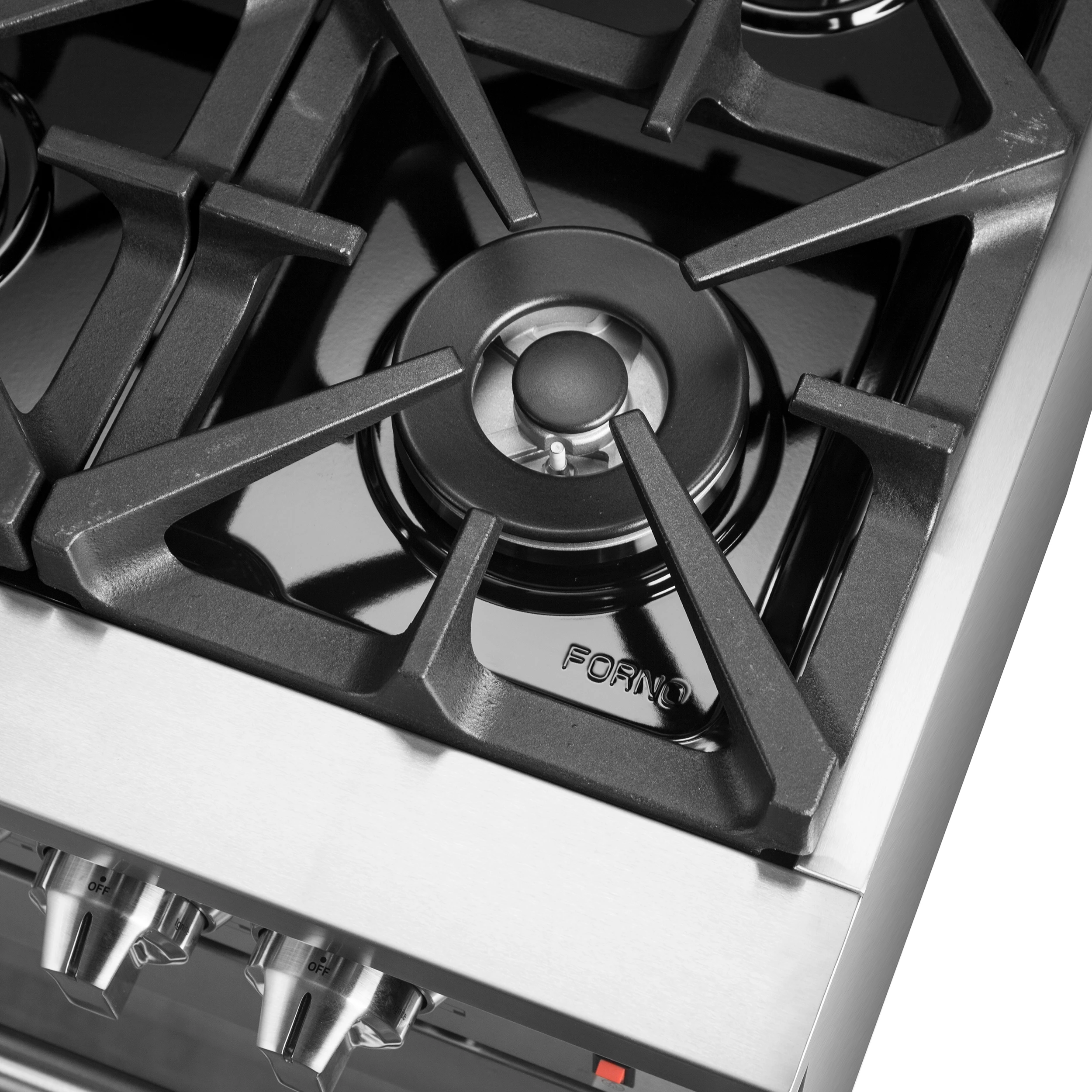 Massimo 60-Inch Freestanding Dual Fuel Range, 10 Burners, Double Convection Ovens FFSGS612560