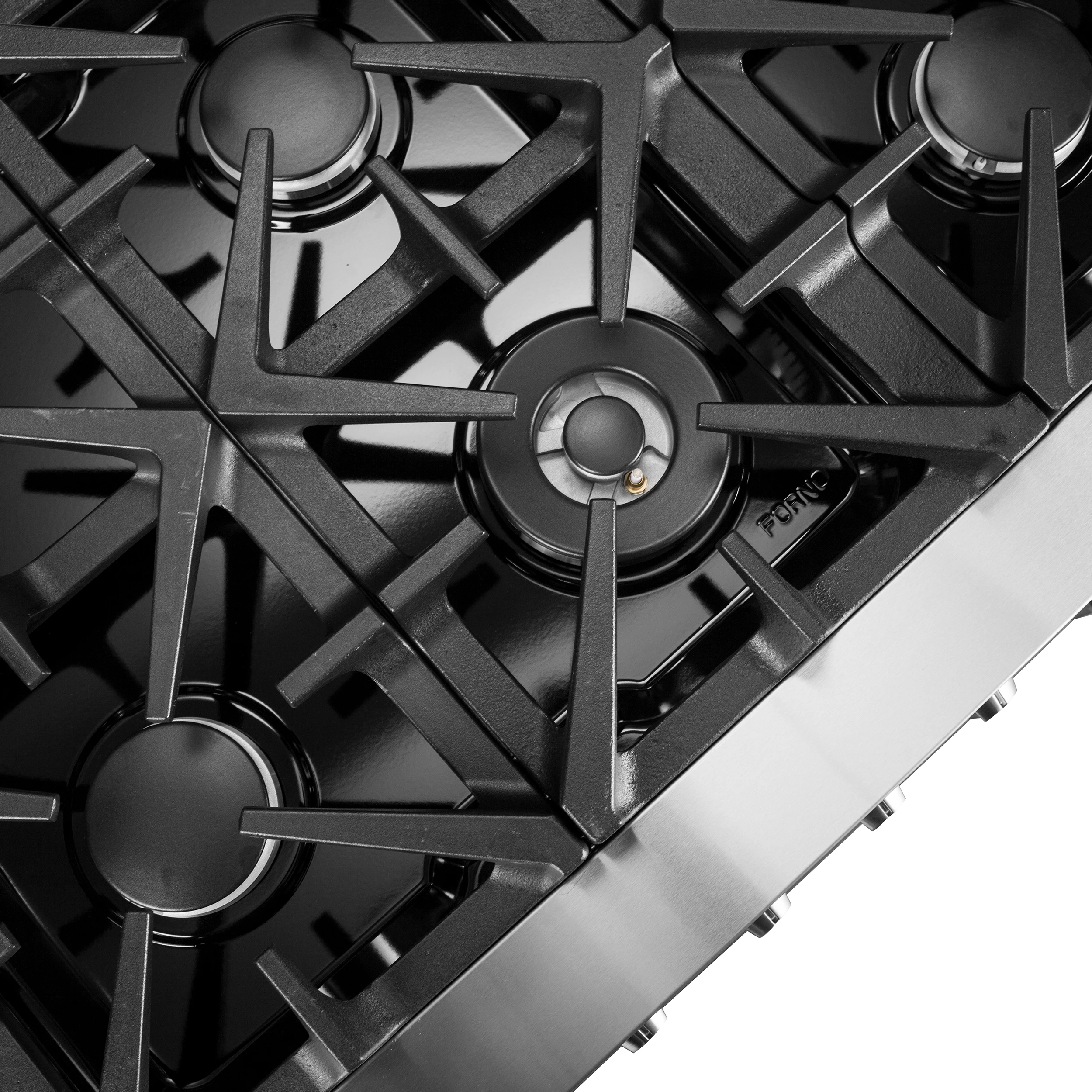 Massimo 60-Inch Freestanding Dual Fuel Range, 10 Burners, Double Convection Ovens FFSGS612560