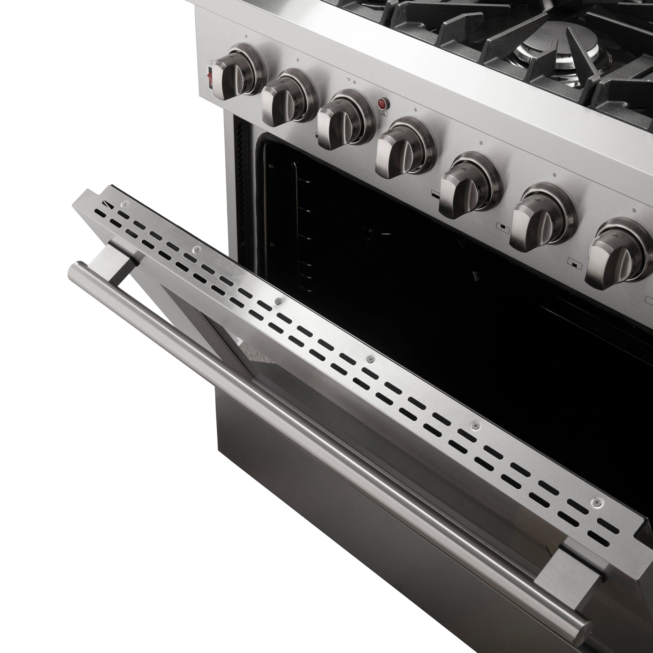 Galiano 36-Inch Freestanding Dual Fuel Range, 6 Burners, Double Convection Ovens view 5