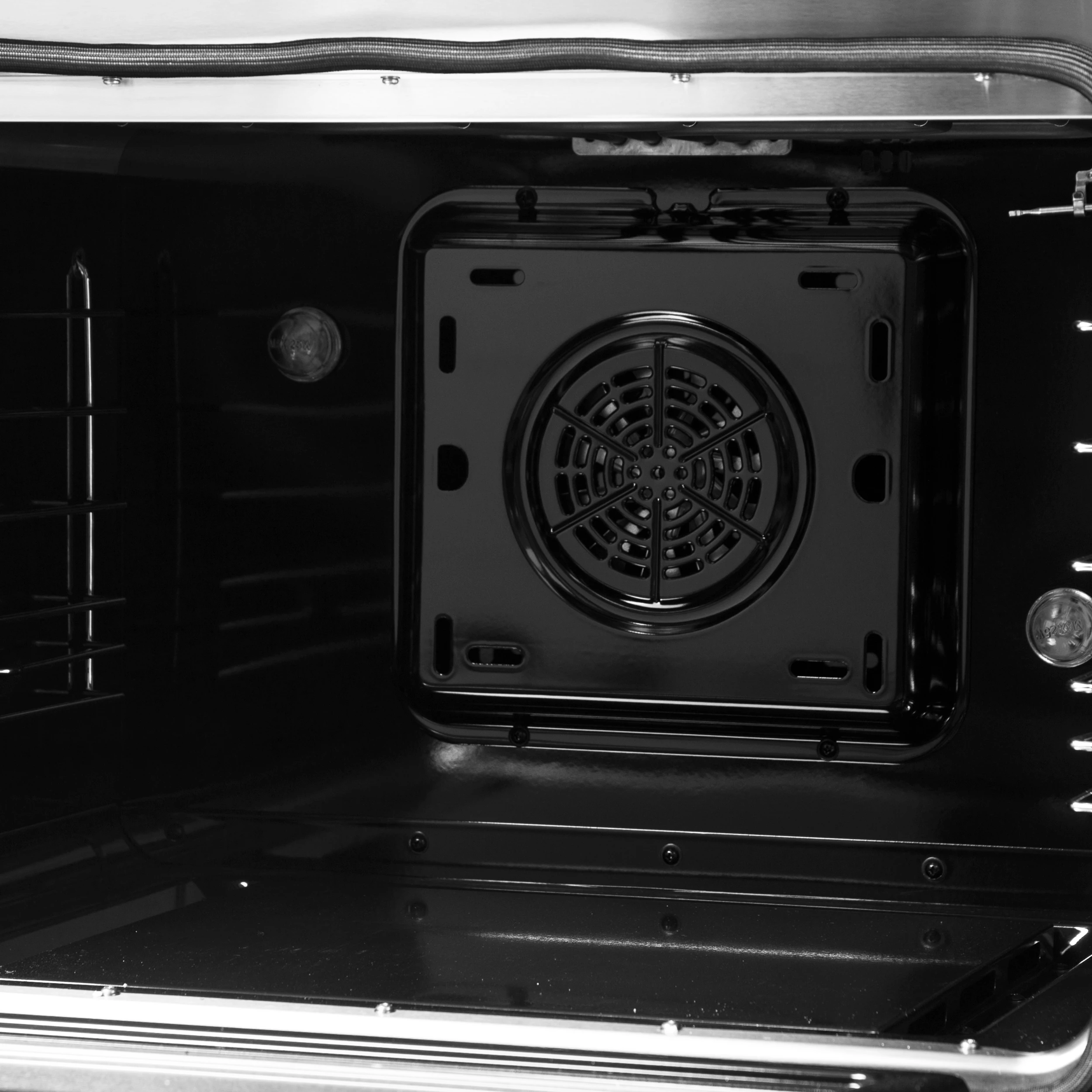 Galiano 48-inch Dual Fuel Range & Antique Brass Design with 8 Sealed Burners 107,000 BTU, 6.58 cu. ft. double ovens & Griddle FFSGS615648BLK