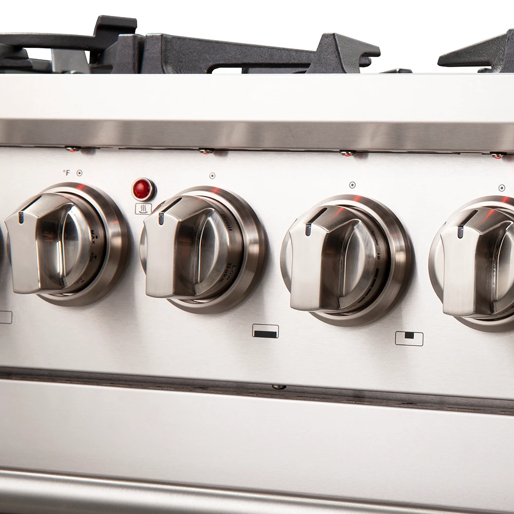 Capriasca 30-Inch Freestanding Dual Fuel Range, 4 Burners, True Convection Oven FFSGS618730