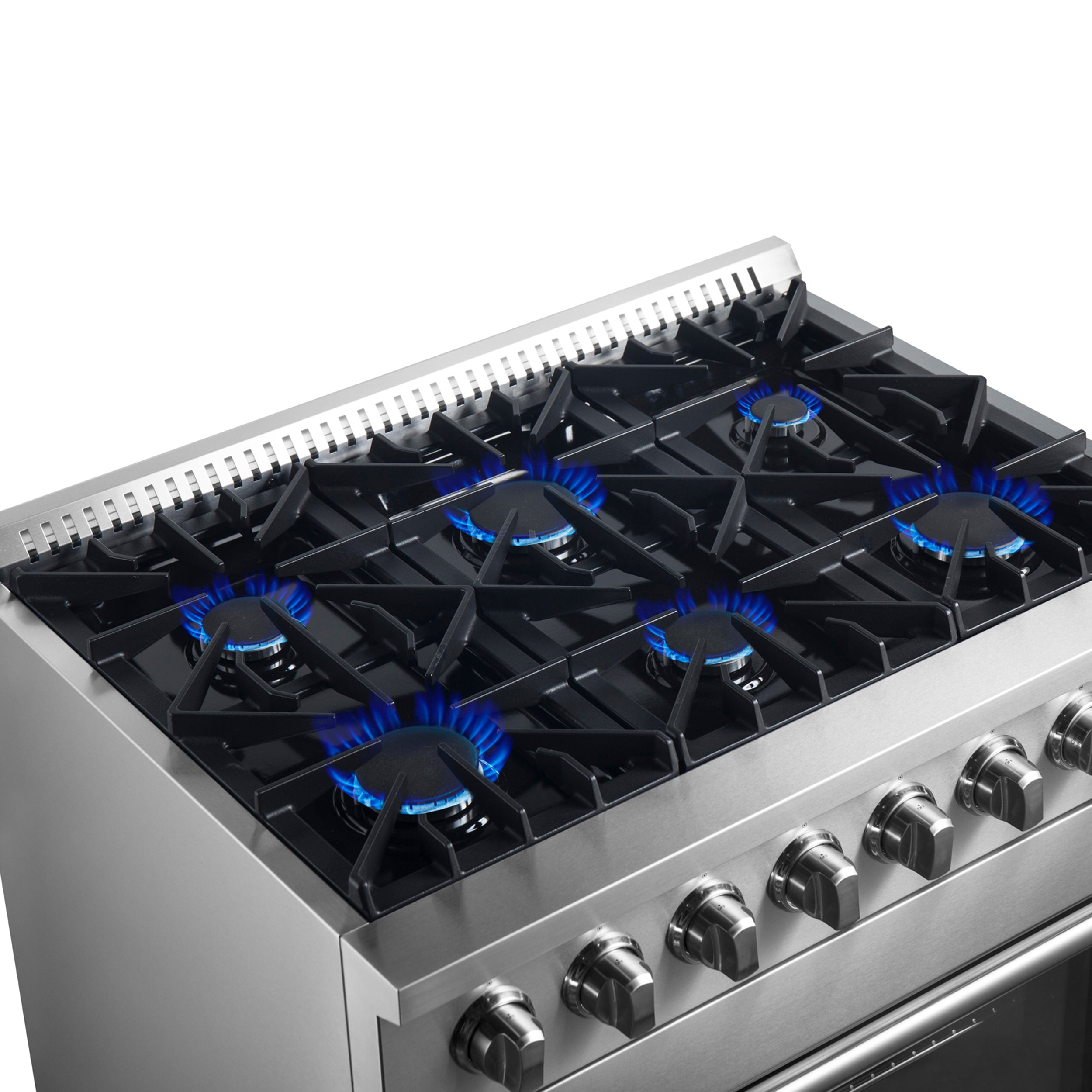 Marco 36-Inch Dual Fuel Range, , 6 Burners, 67,000 BTU, True Convection Oven, Energy Efficient FFSGS619736