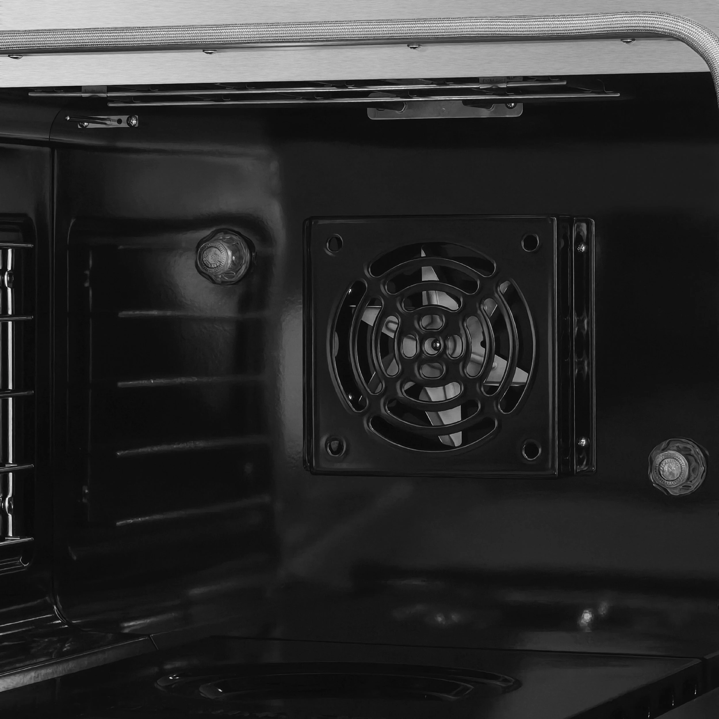Valente 48" Dual Fuel Range in , 8 Sealed Burners, 94 000 BTU Cooktop Output, 6.7 Cu.Ft. Double Oven, Telescopic Racks FFSGS619948CPWHT