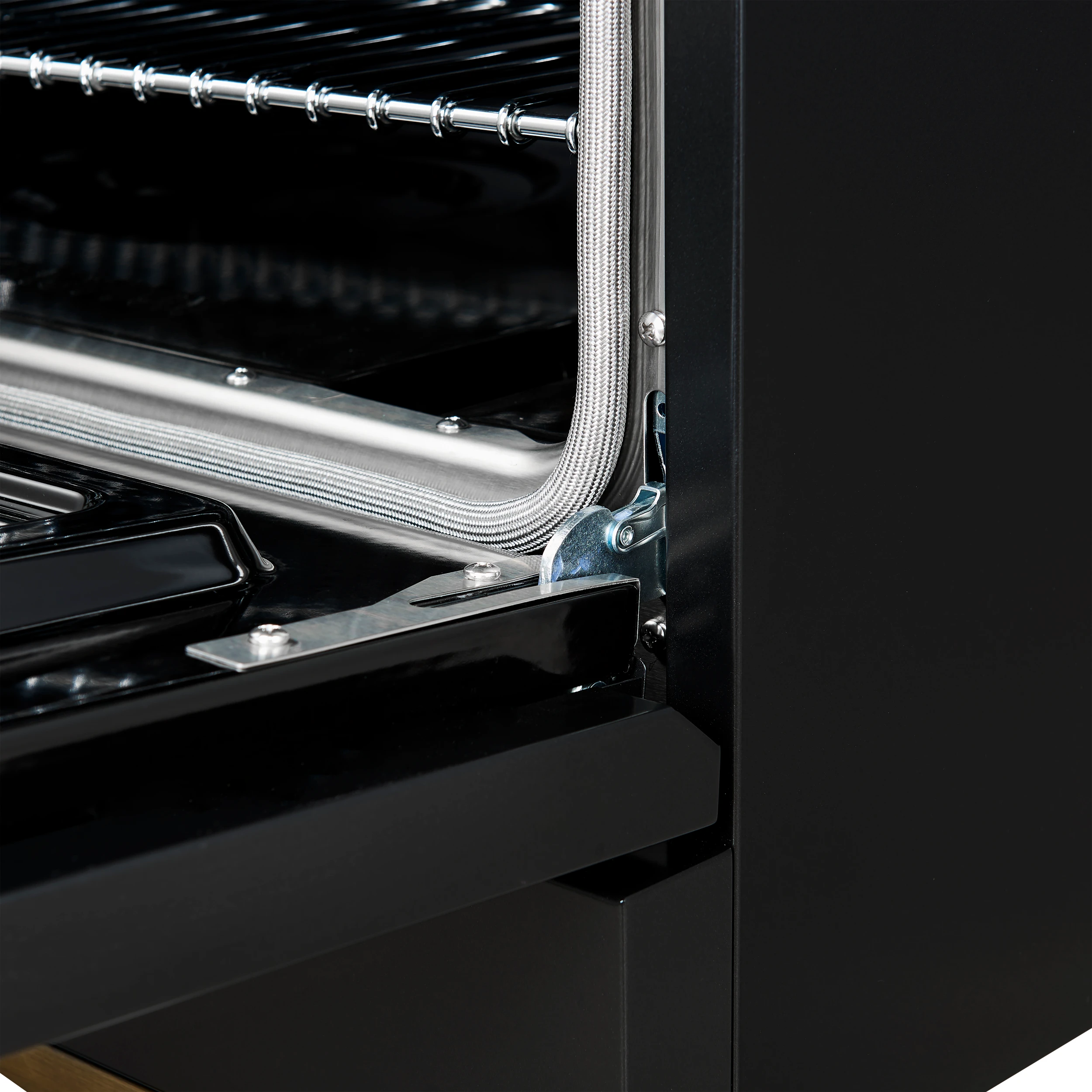 Antico 36-Inch Freestanding Gas Range, , Antique Brass Design, 6 Burners, Convection Oven, Energy Efficient FFSGS621936BLK
