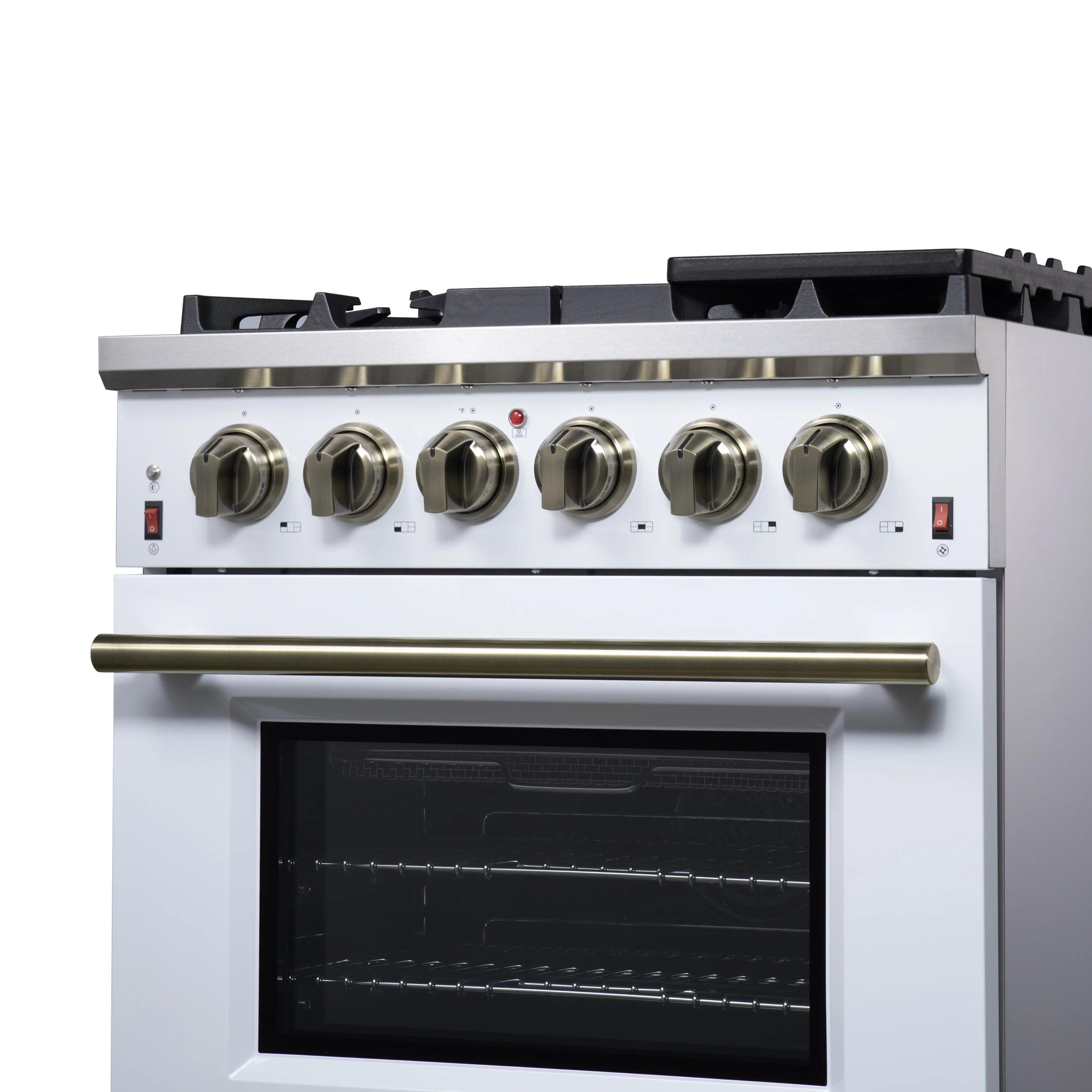 Massimo 30-Inch Freestanding Gas Range, 5 Burners, True Convection Oven FFSGS623930WHT