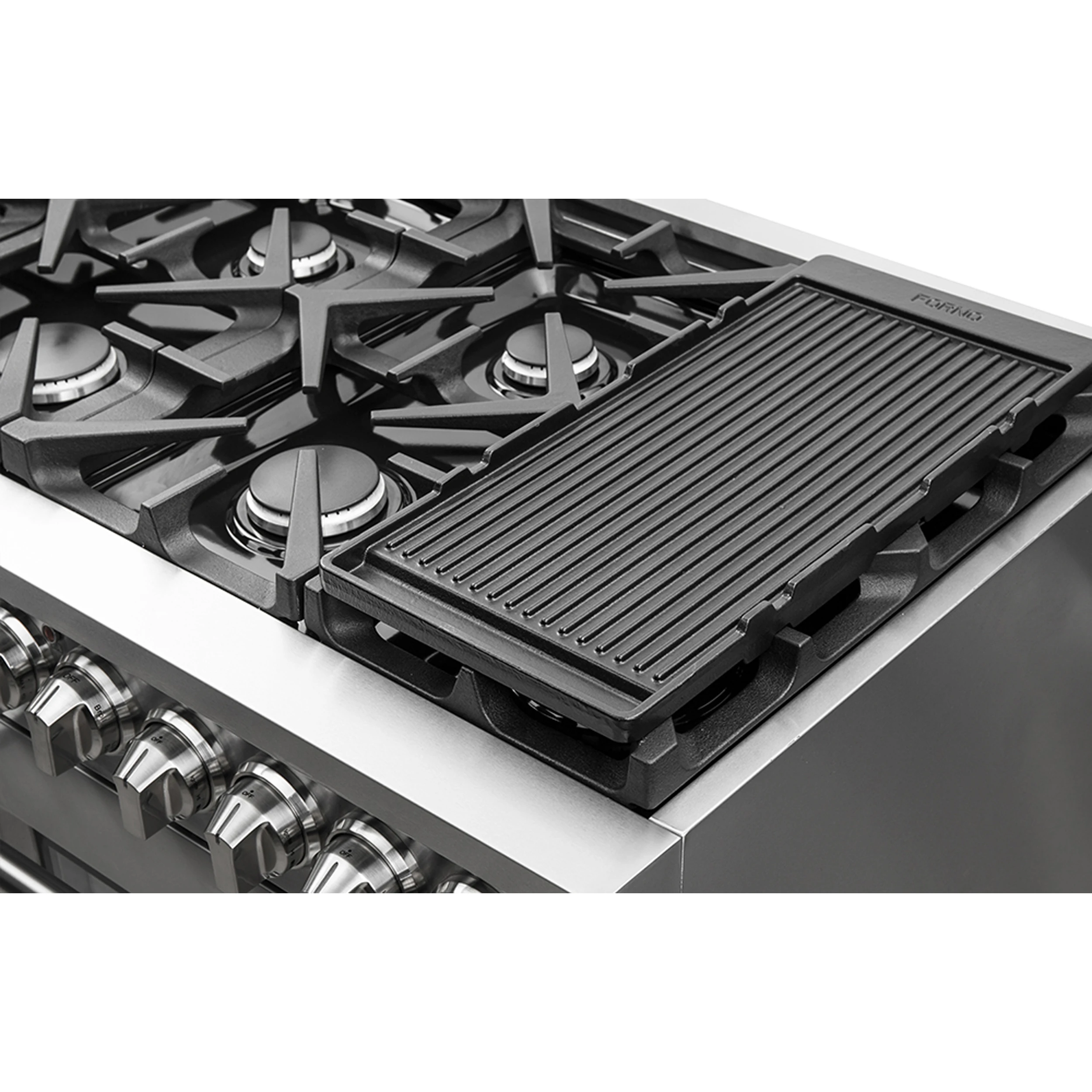 Massimo 48-Inch Freestanding Gas Range, 8 Burners, True Convection Oven FFSGS623948