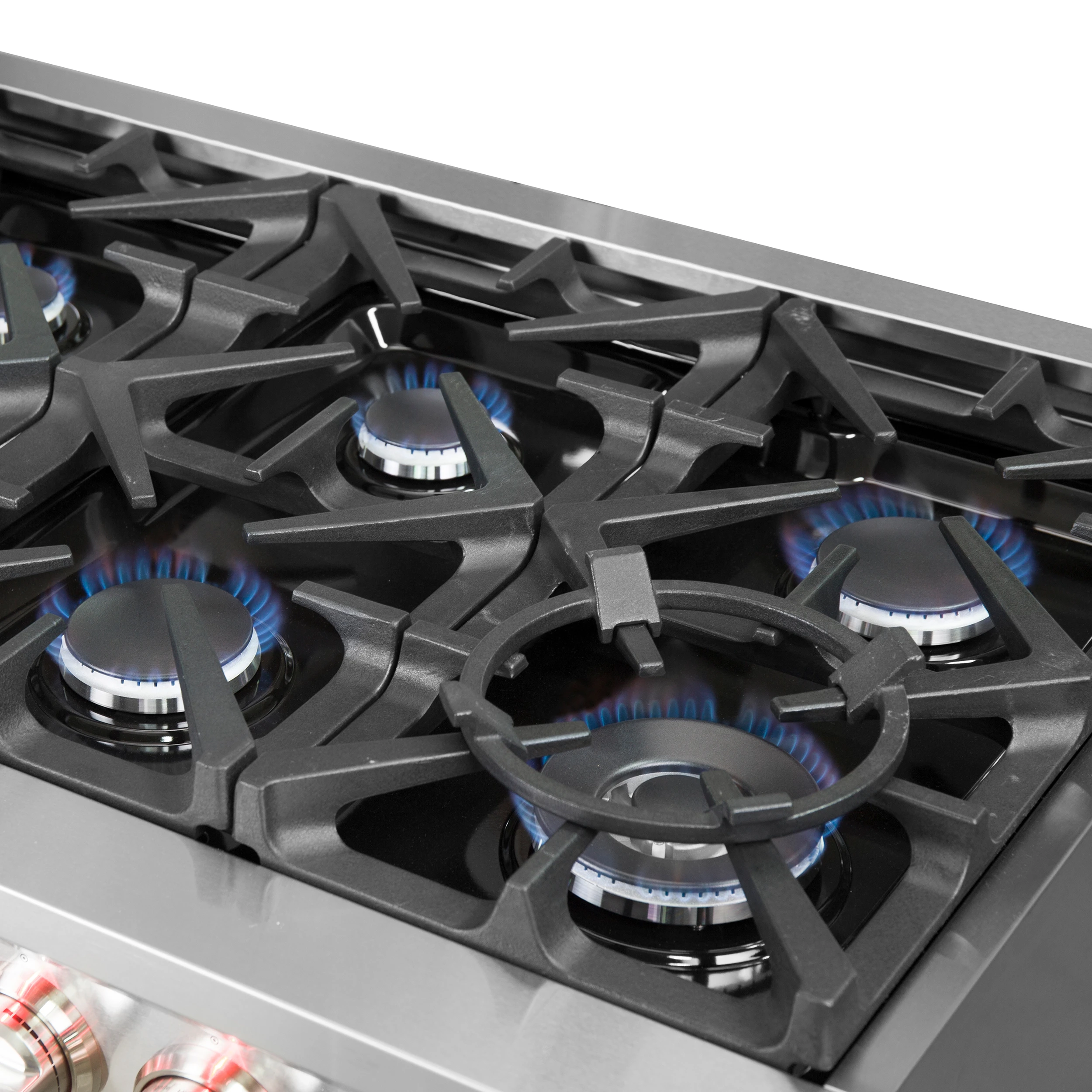 Massimo 60-Inch Freestanding Gas Range, 10 Burners, True Convection Oven FFSGS623960