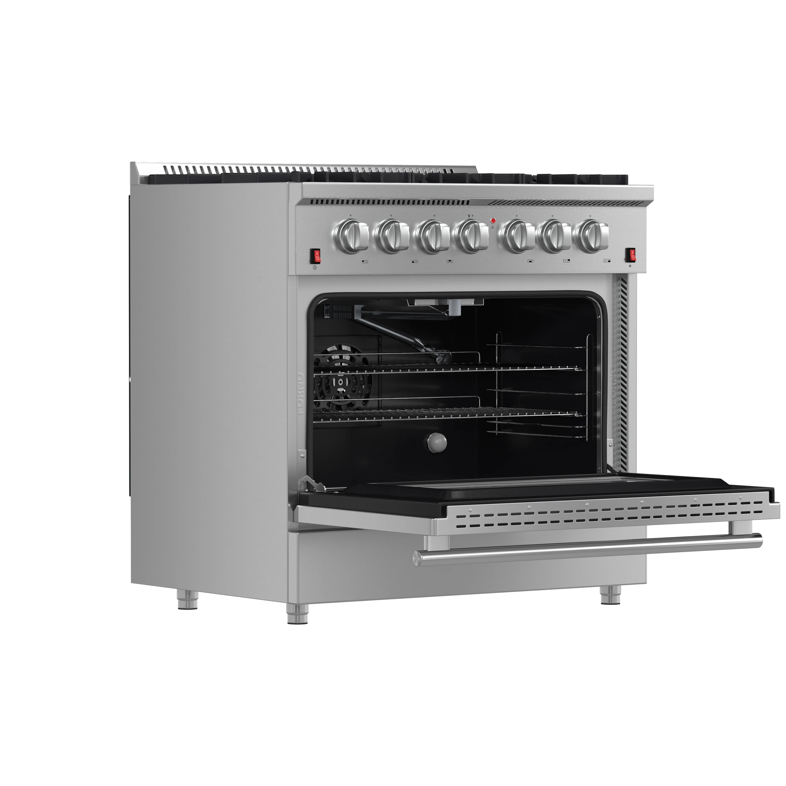 Galiano 36-Inch Freestanding Gas Range, , 6 Burners, Energy Efficient FFSGS624436