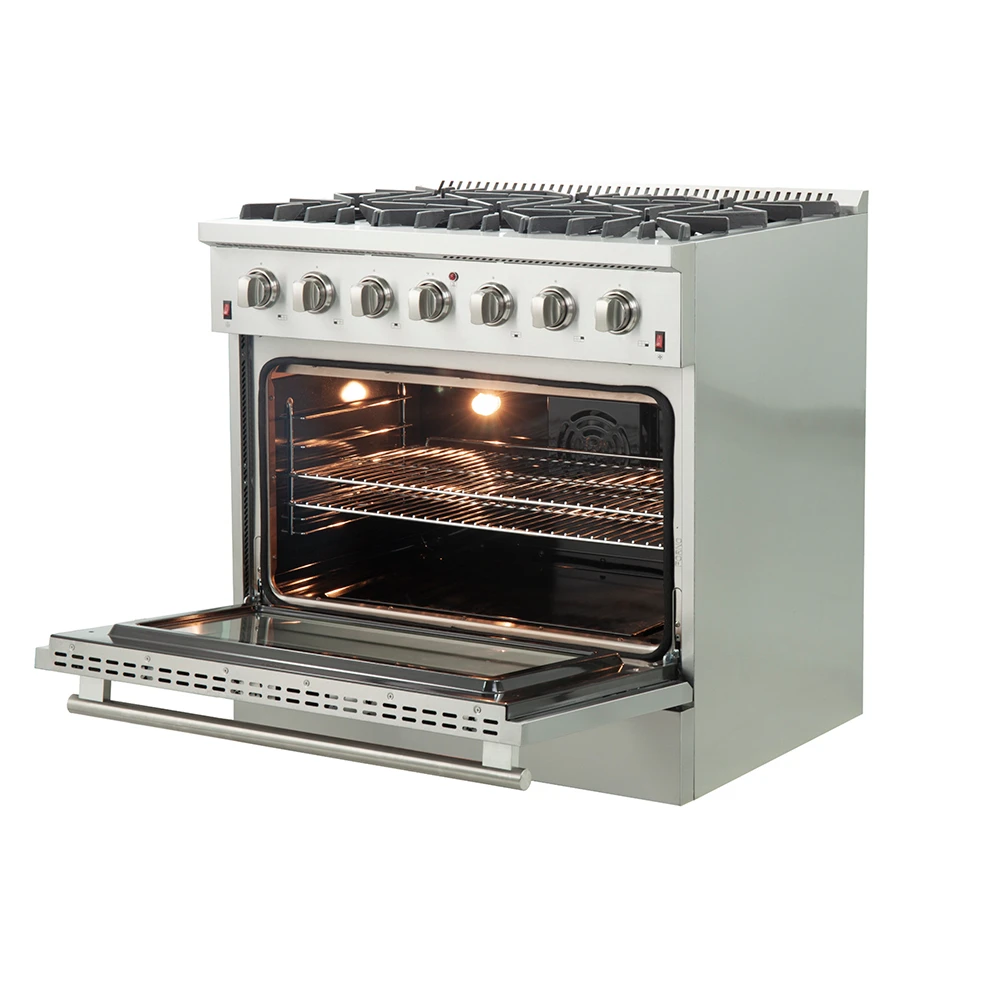 Galiano 36-Inch Freestanding Gas Range, , 6 Burners, Energy Efficient FFSGS624436