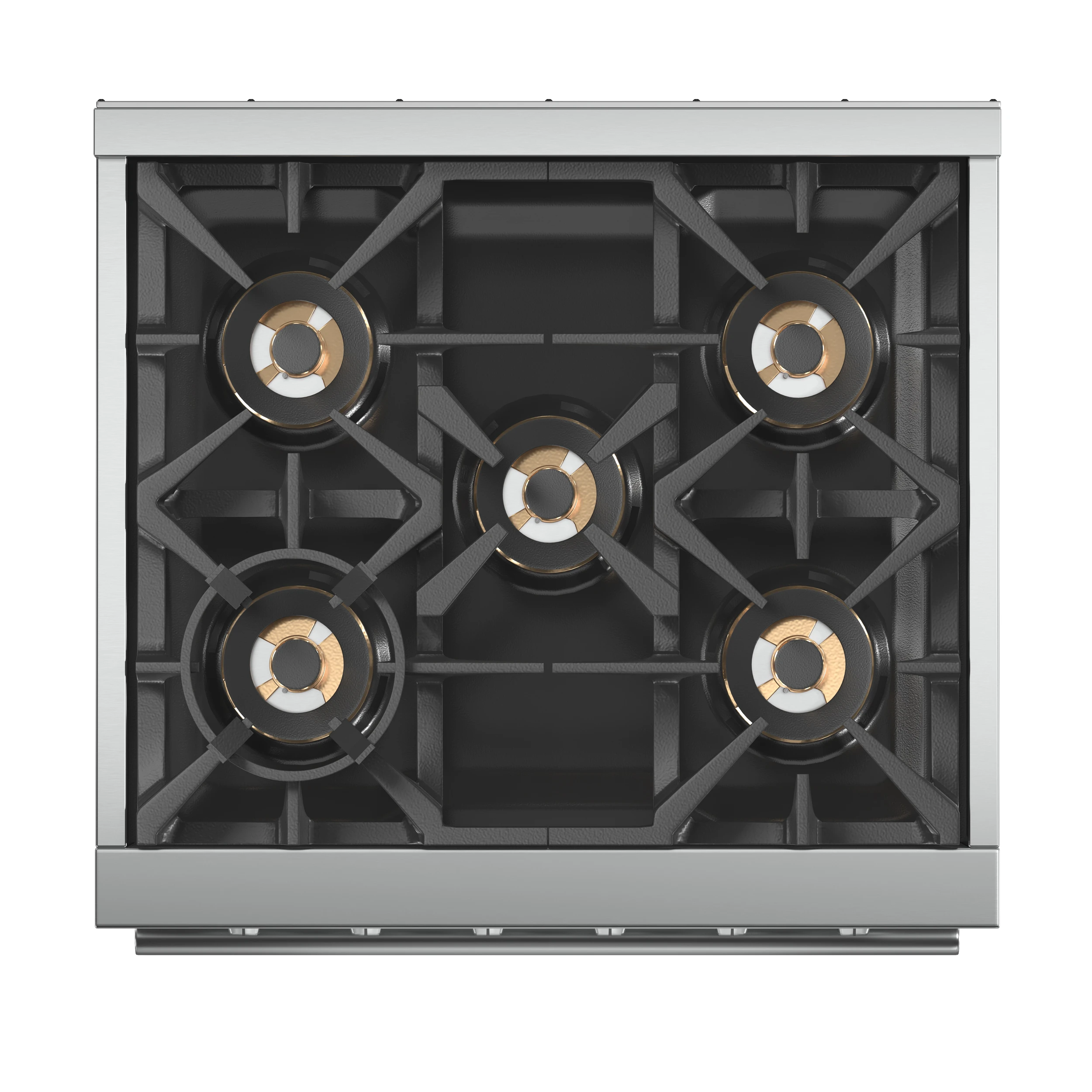 Capriasca 30-Inch Freestanding Gas Range, 4 Burners, True Convection Oven FFSGS626030