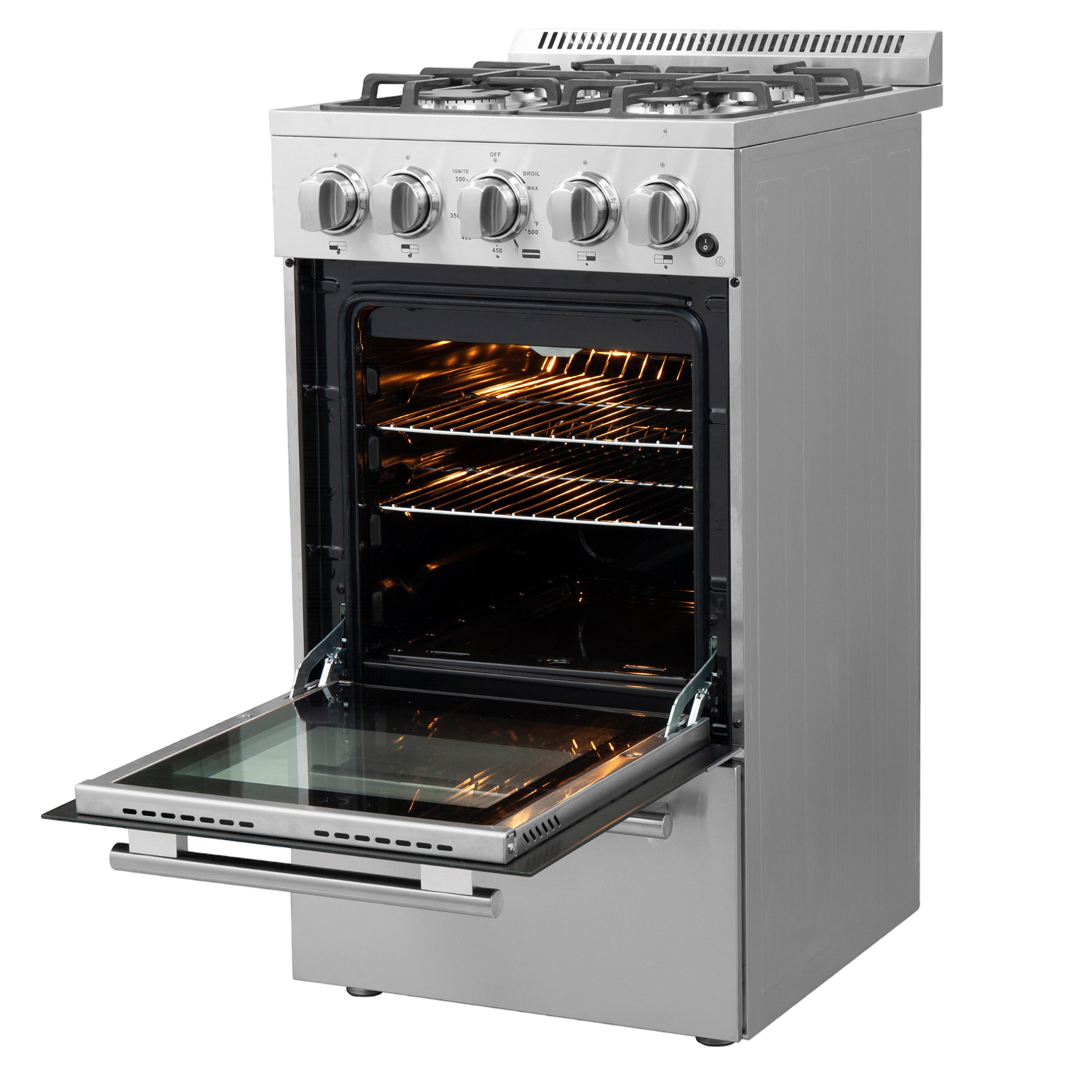 Lamazze 20-Inch Freestanding Gas Range, Compact Design, Energy Efficient FFSGS626520