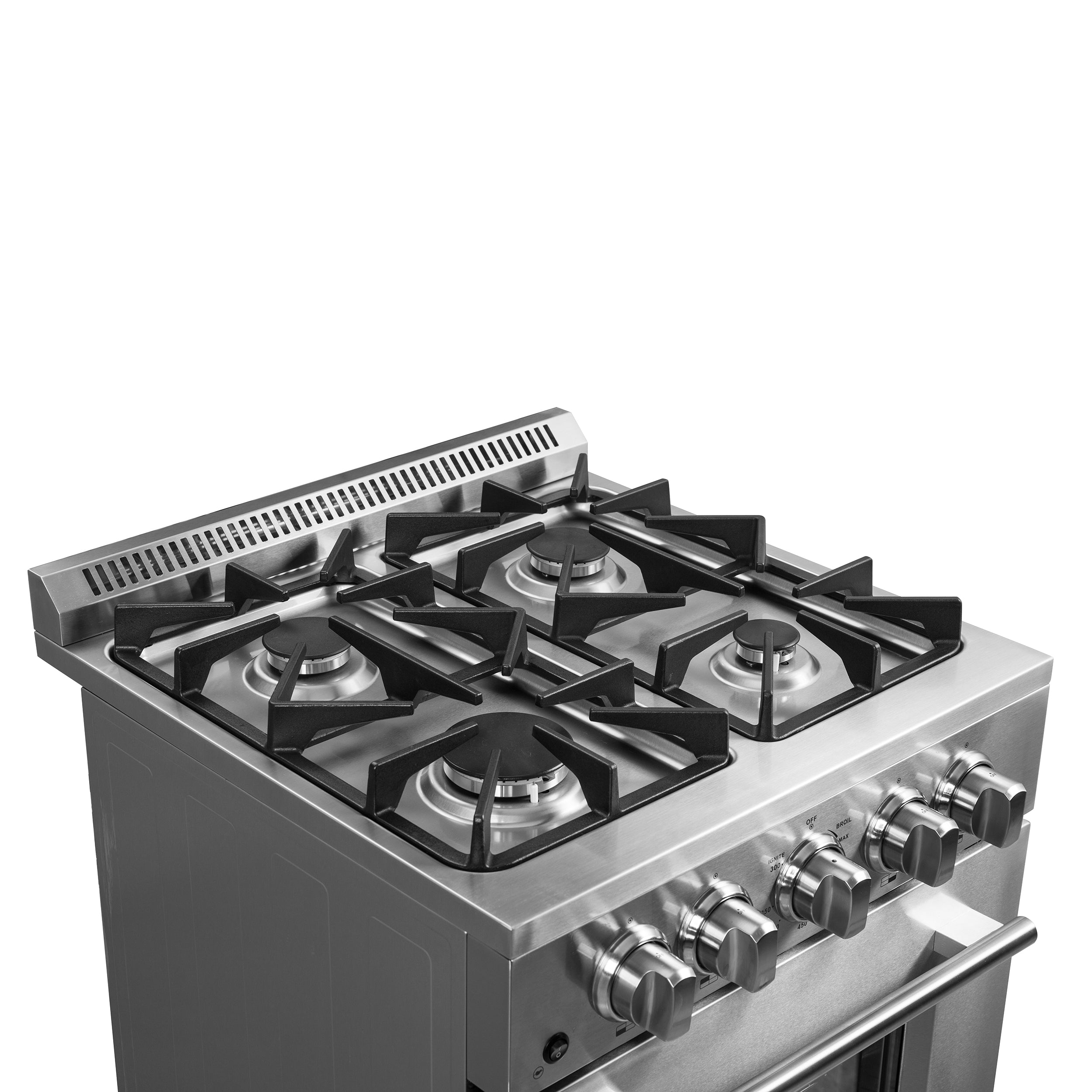 Breno 24-Inch Freestanding Gas Range, Plug Included, Energy Efficient FFSGS629024