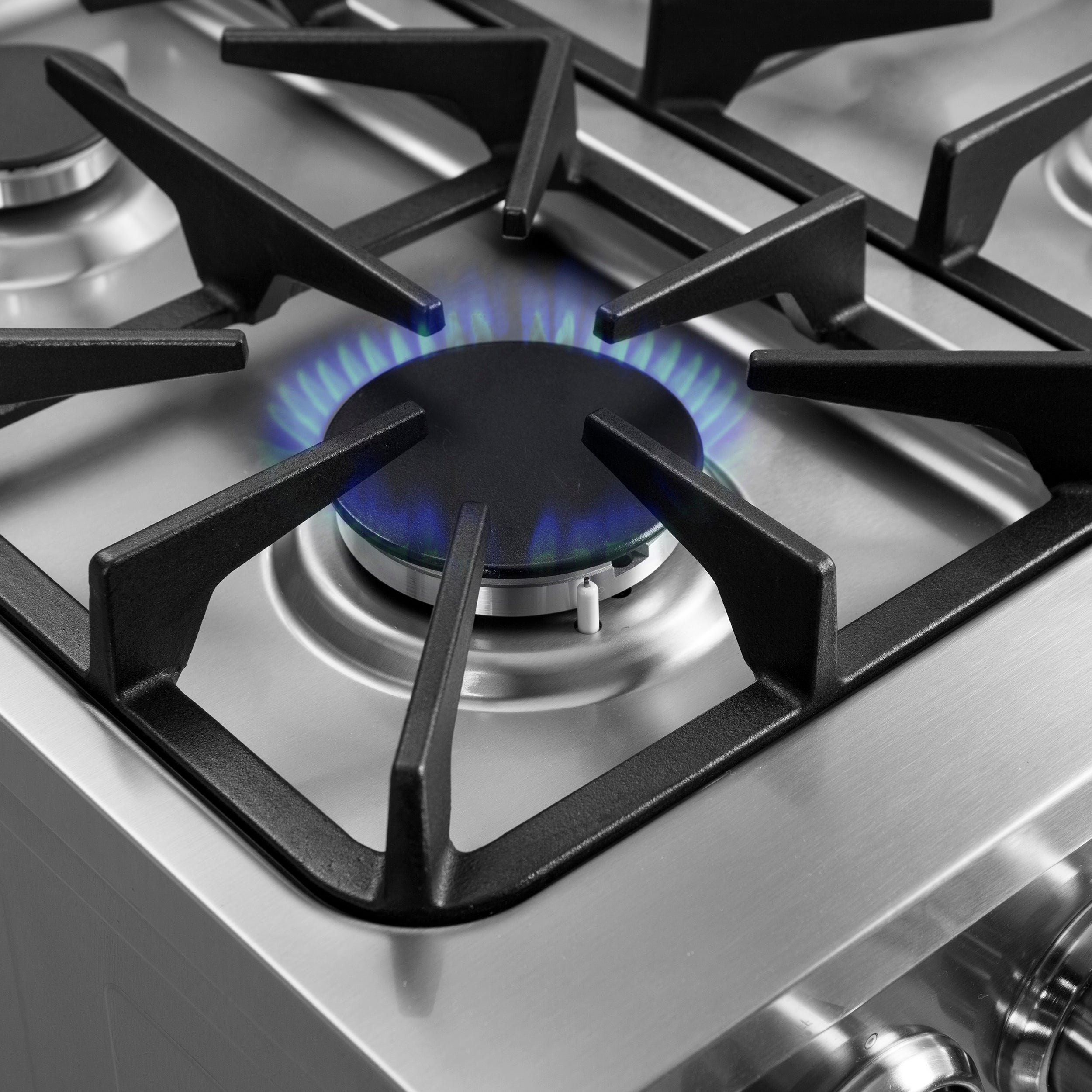 Breno 24-Inch Freestanding Gas Range, Plug Included, Energy Efficient FFSGS629024