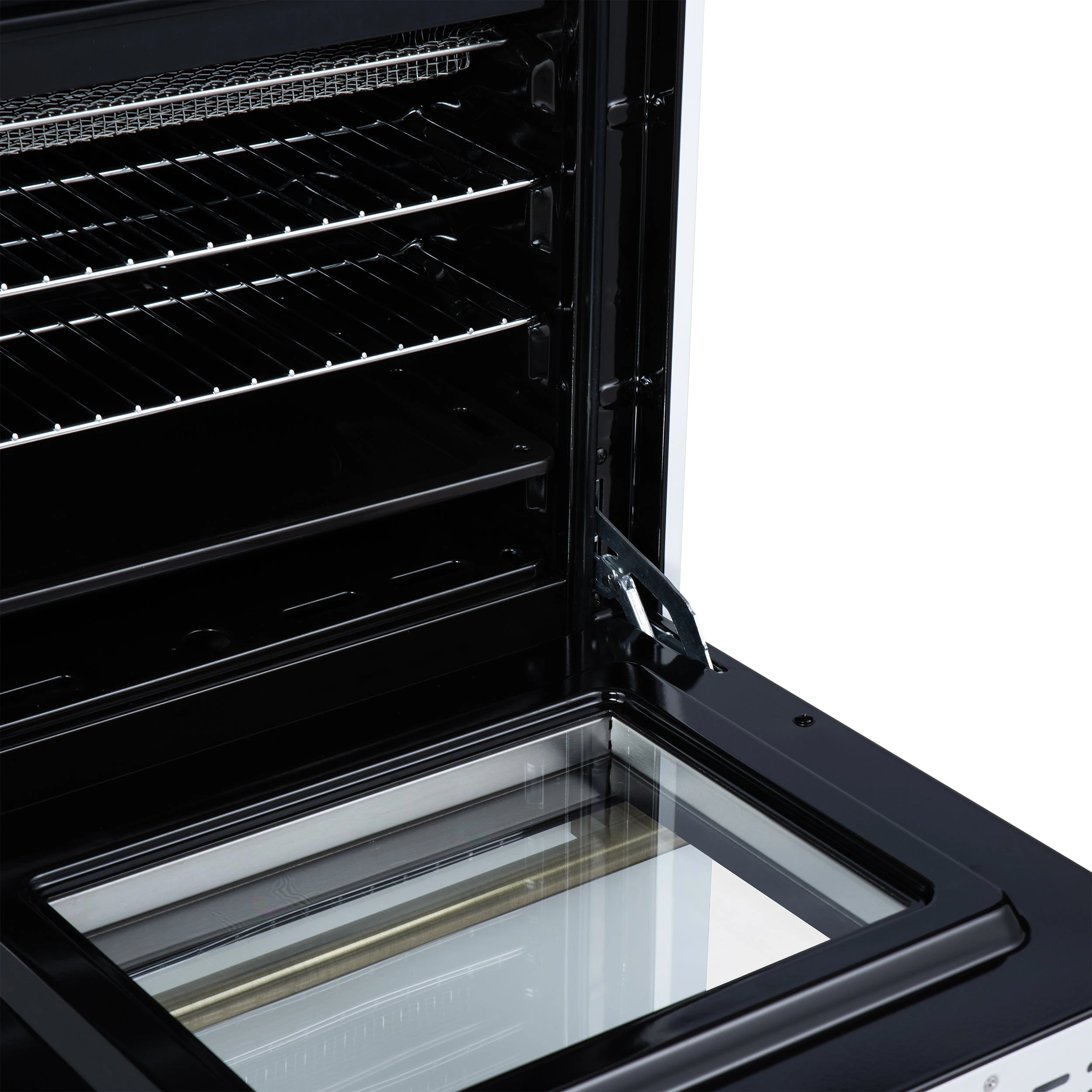 Breno 24 Inch Freestanding Gas Range in with Antique Brass, Plug Included, Energy Efficient FFSGS629024WHT