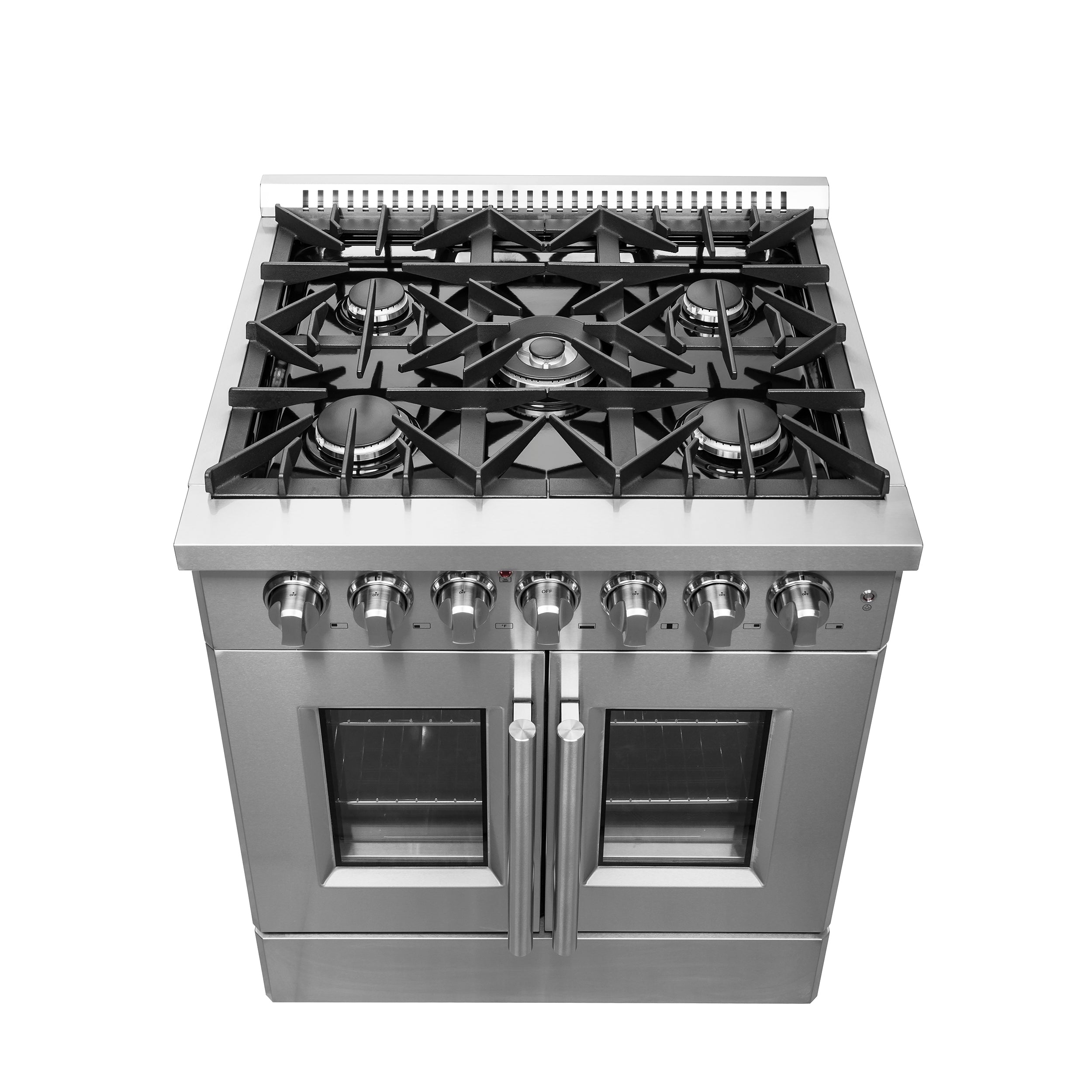 Galiano 30-inch French Door Dual Fuel Range All , 5 Sealed Burners 68,000 BTU, 4.32 cu.ft. True Convection Oven FFSGS635630