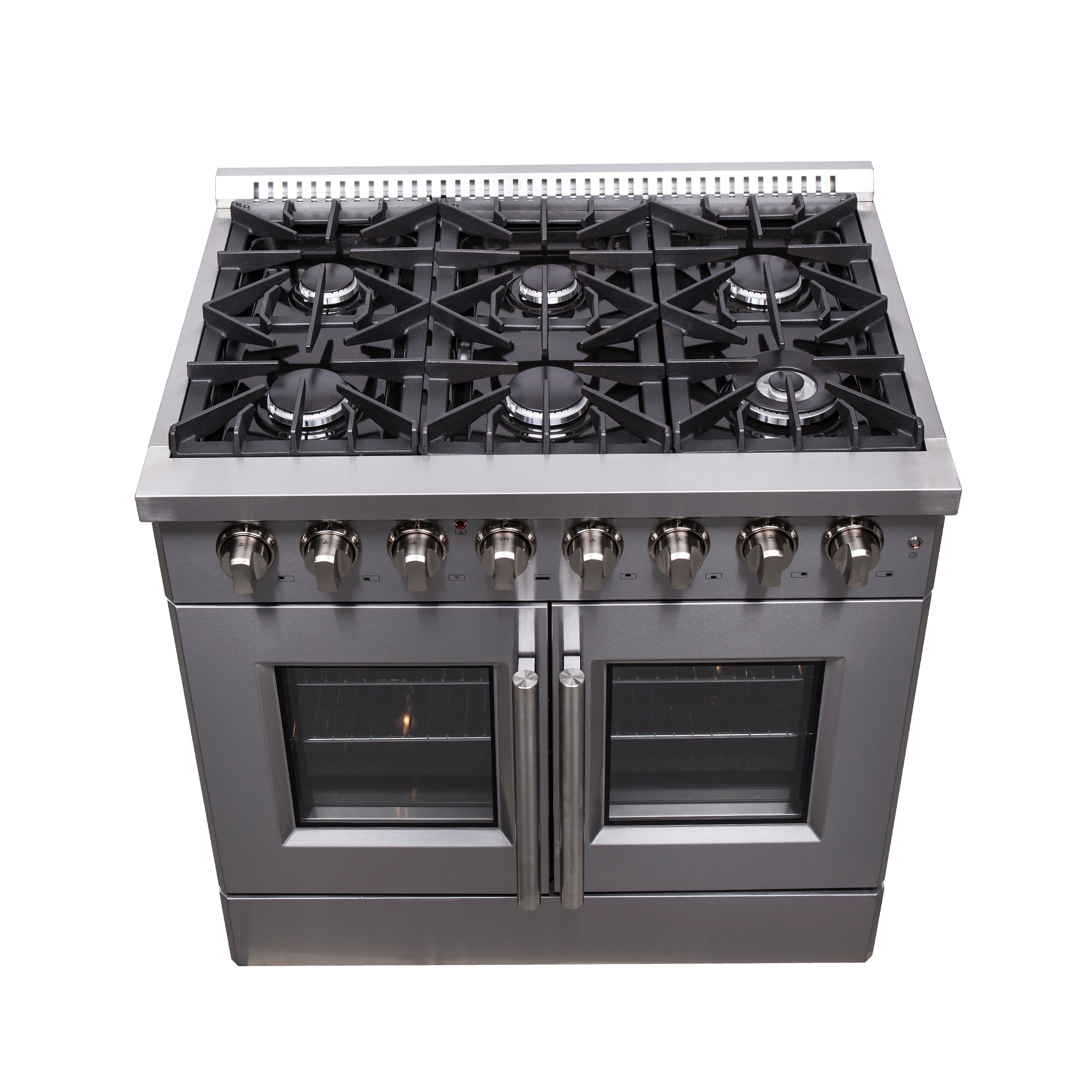 Galiano 36" Freestanding French Door Dual Fuel Range FFSGS635636