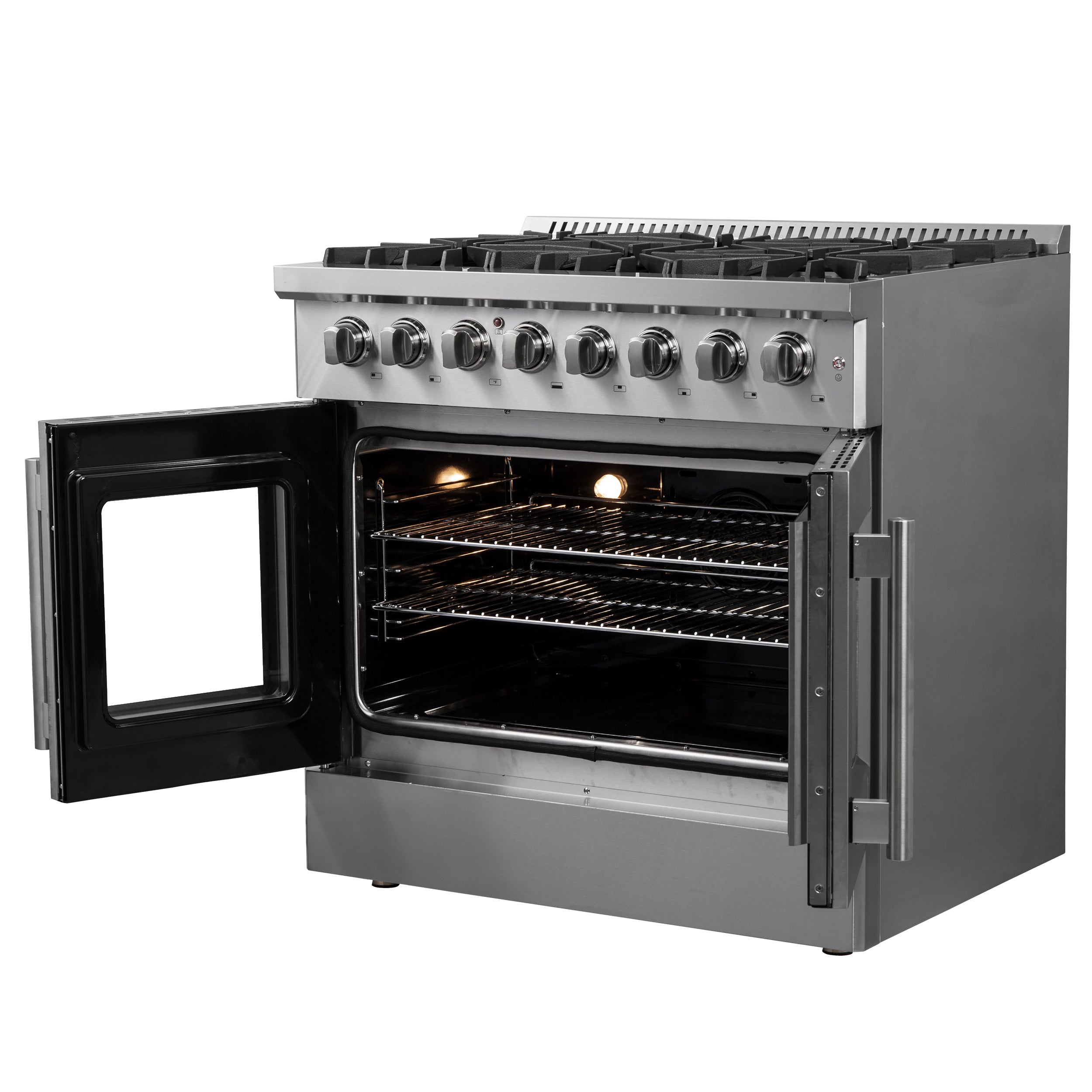 Galiano 36" Freestanding French Door Dual Fuel Range FFSGS635636