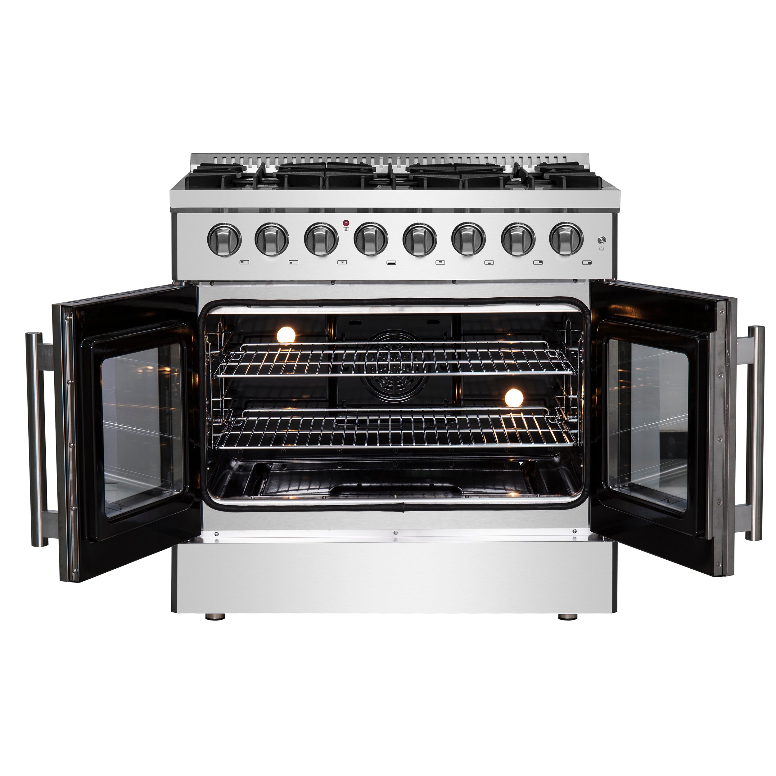 Galiano 36" Freestanding French Door Dual Fuel Range FFSGS635636