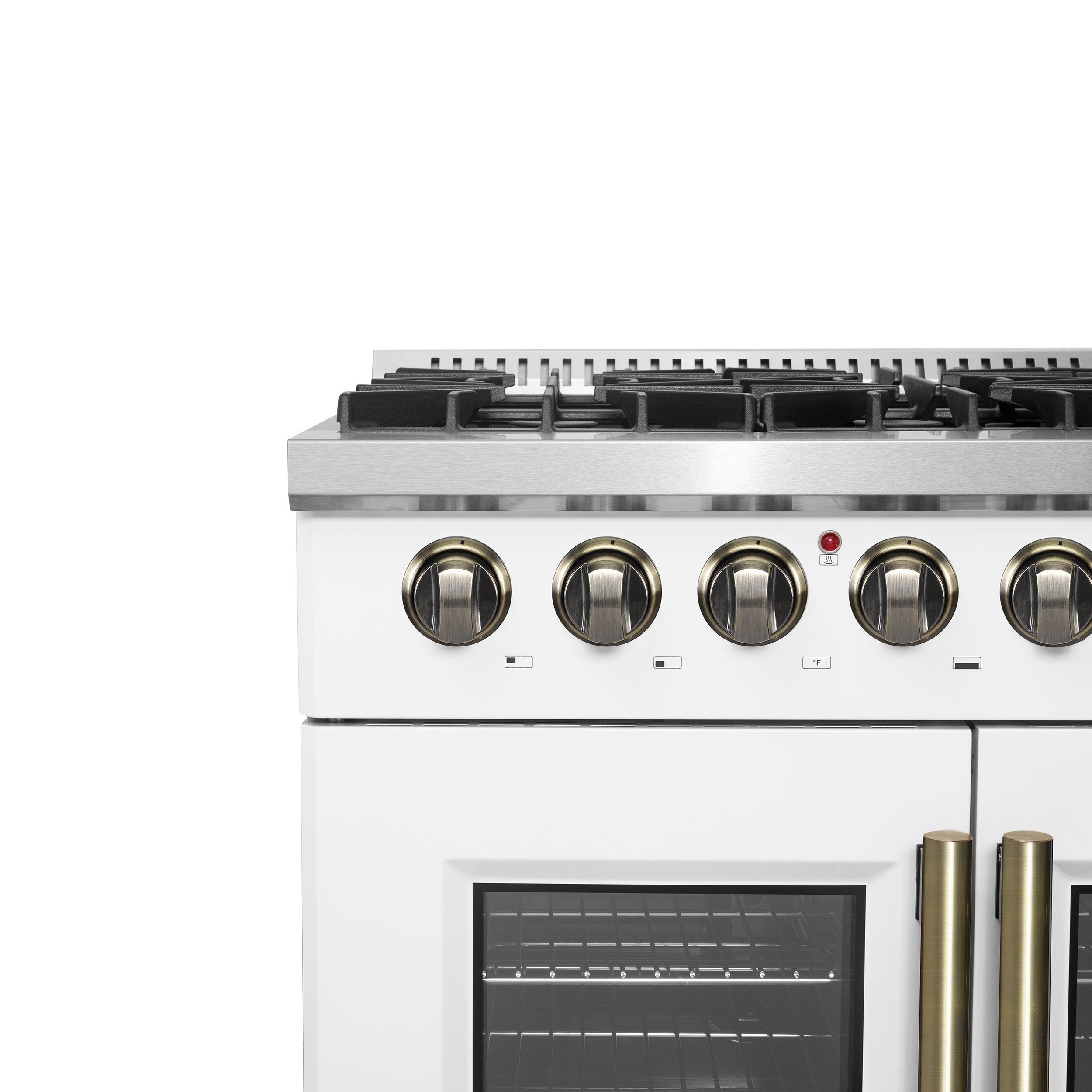 Galiano 36-inch Freestanding French Door Dual Fuel Range FFSGS635636WHT