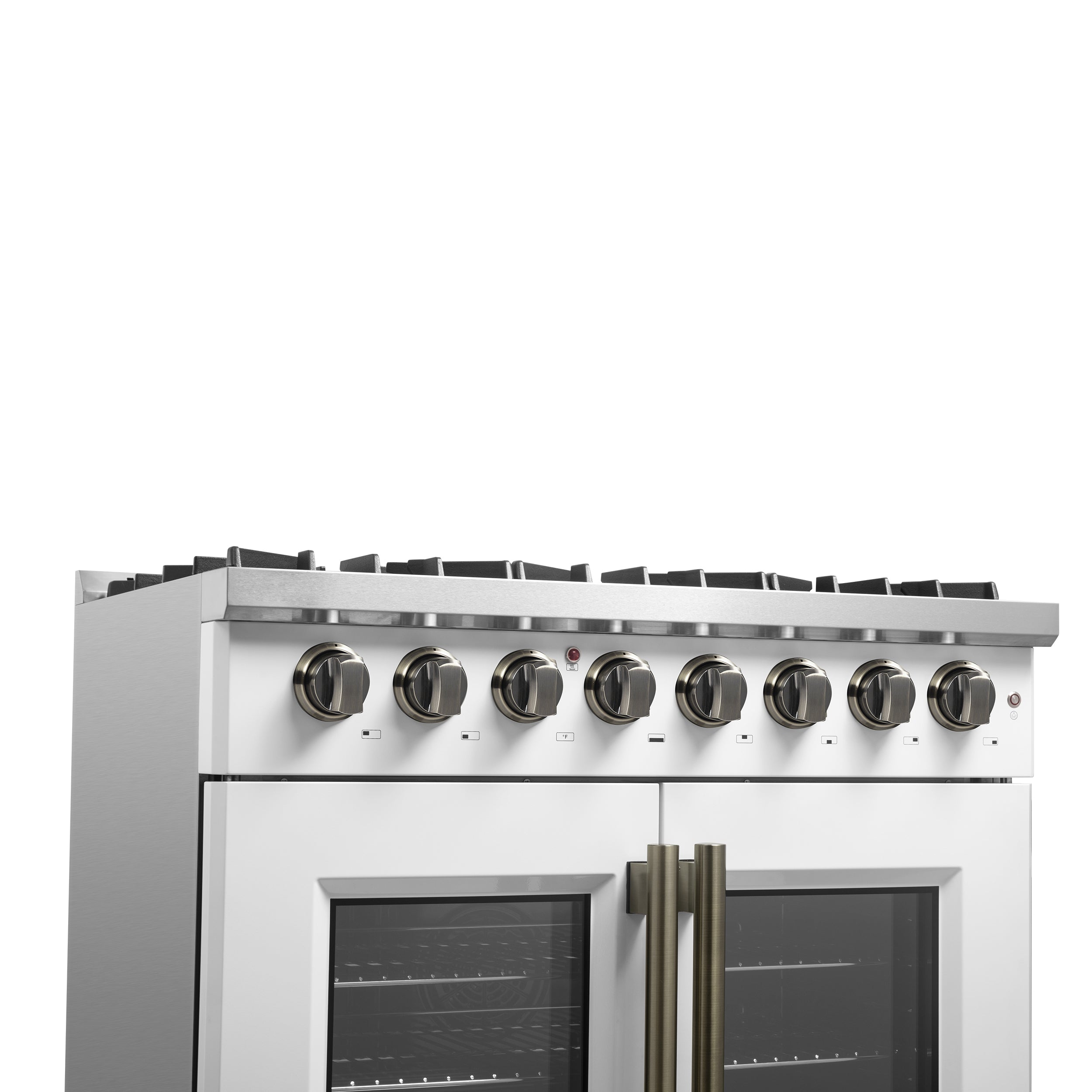 Galiano 36-inch Freestanding French Door Dual Fuel Range FFSGS635636WHT