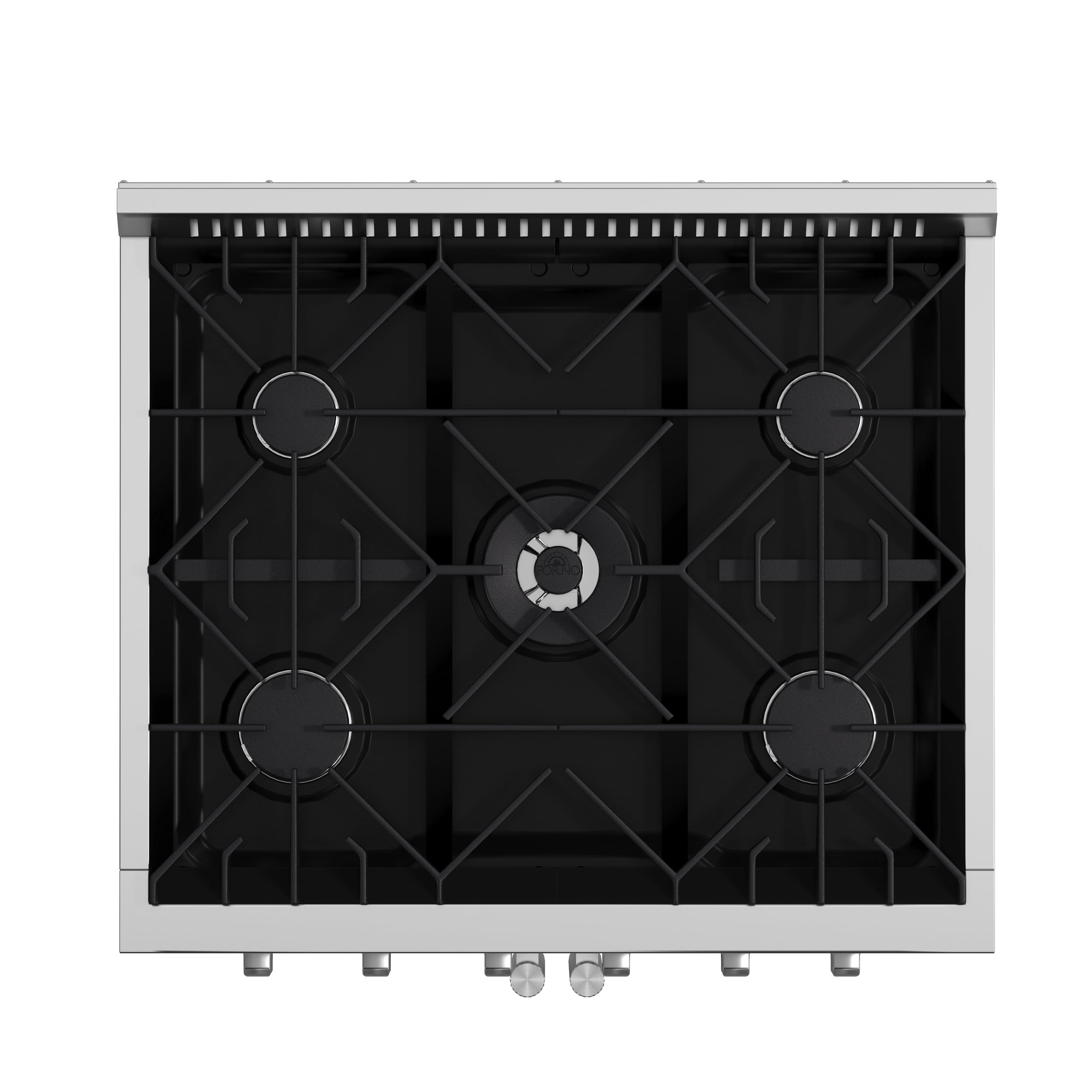 Galiano 30-Inch Freestanding French Door Gas Range, 4 Burners, Convection Oven, Energy Efficient FFSGS644430