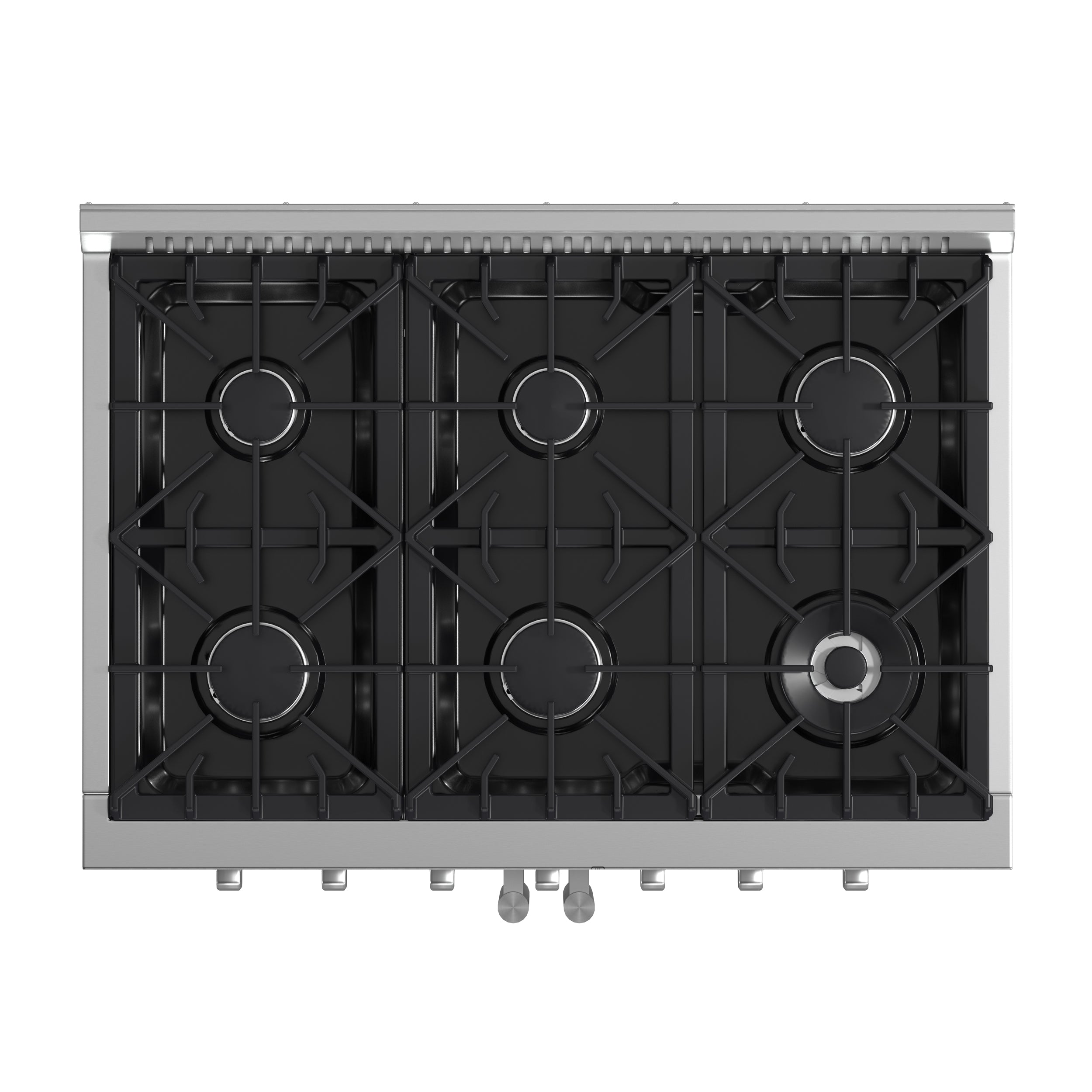Galiano 36-Inch Freestanding French Door Gas Range, 6 Burners, Convection Oven, Energy Efficient FFSGS644436