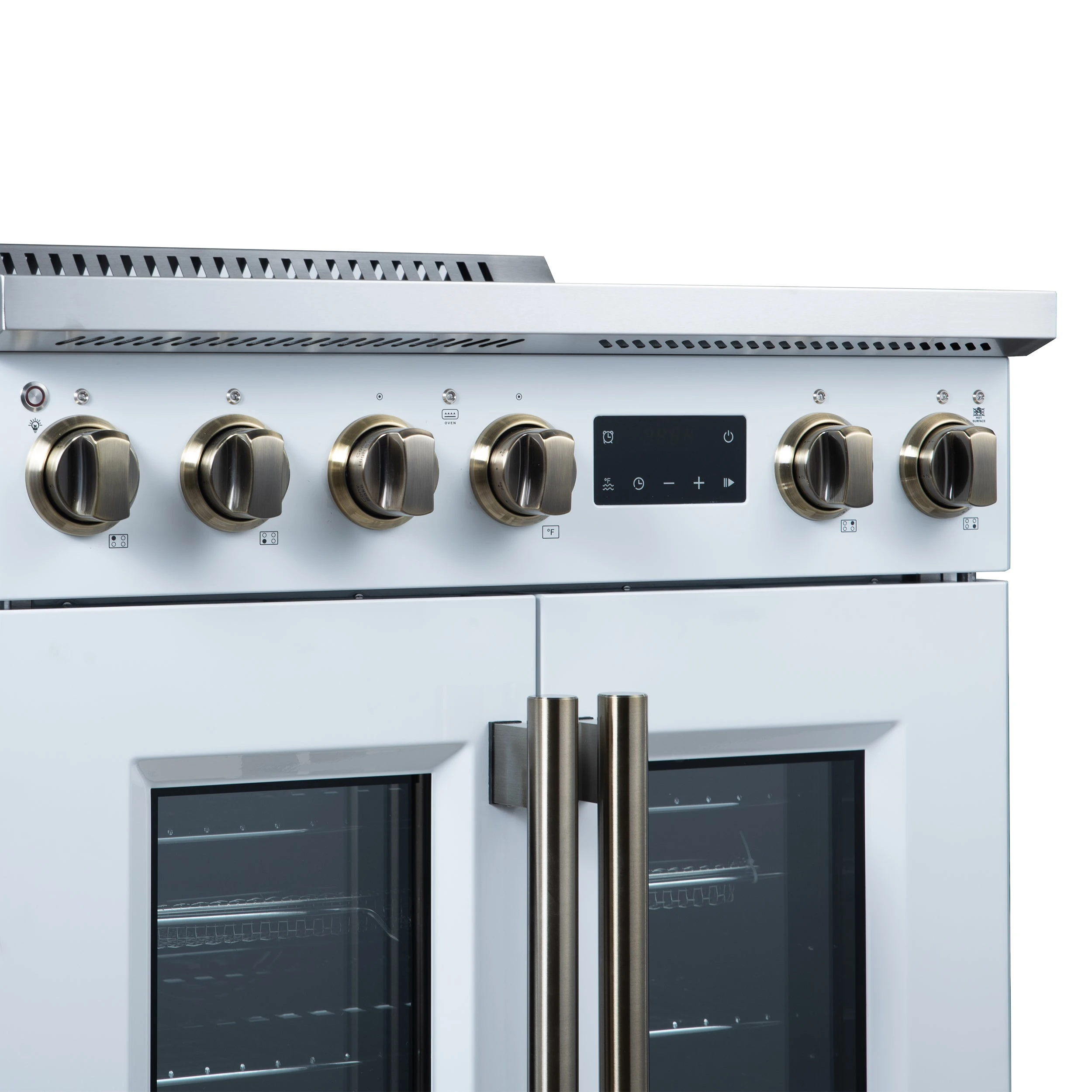 Torino French Door 30 Inch Induction Range with Air Fryer, Air Sous Vide & True Convection, Dual Broiler, FFSIN095030WHT