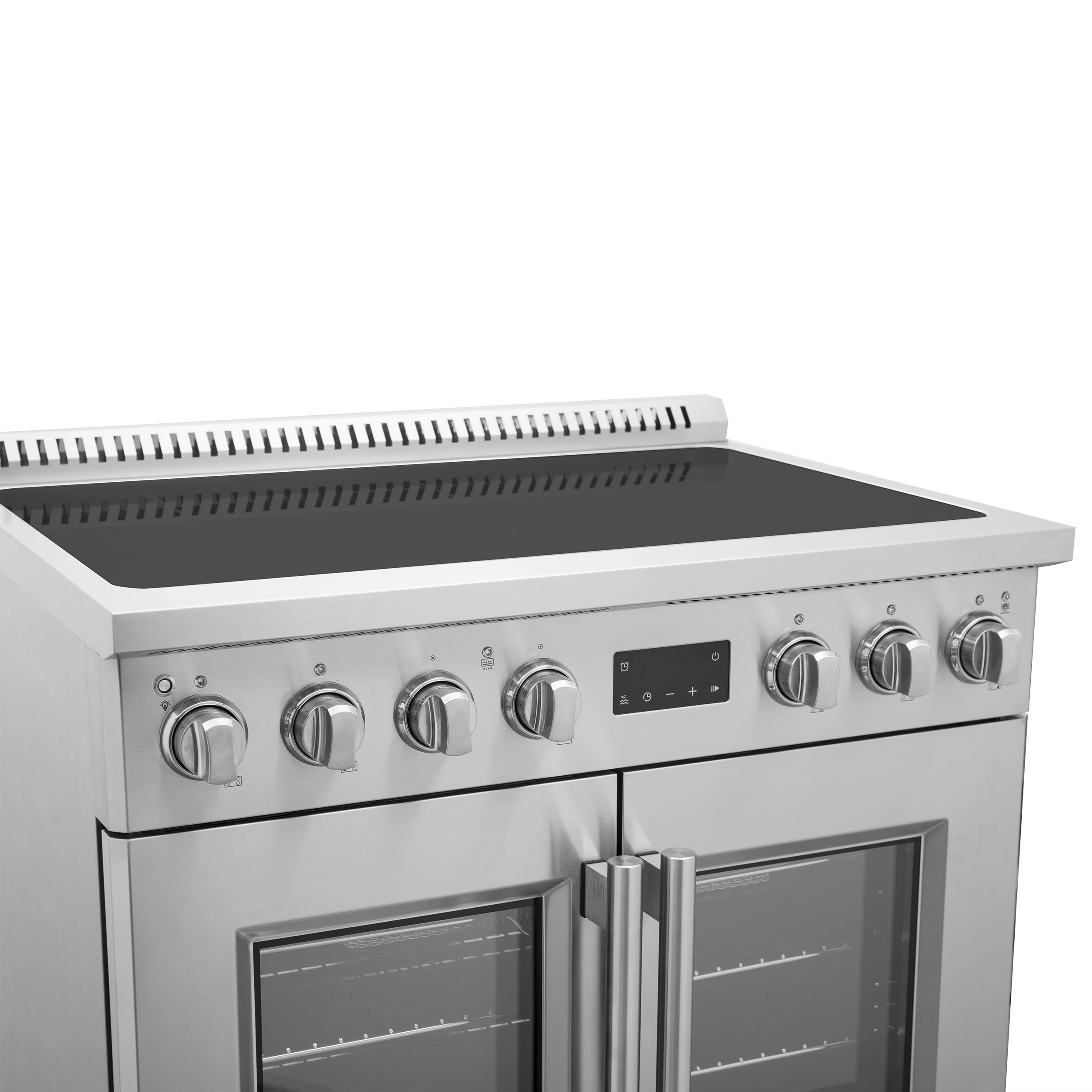 Torino 36 Inch French Door Induction Range with Air Fryer and True Convection Oven FFSIN095036
