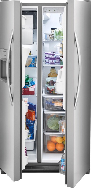 25.5 Cu. Ft. Side-by-Side Refrigerator FFSS2615TS, product image 7 of 12