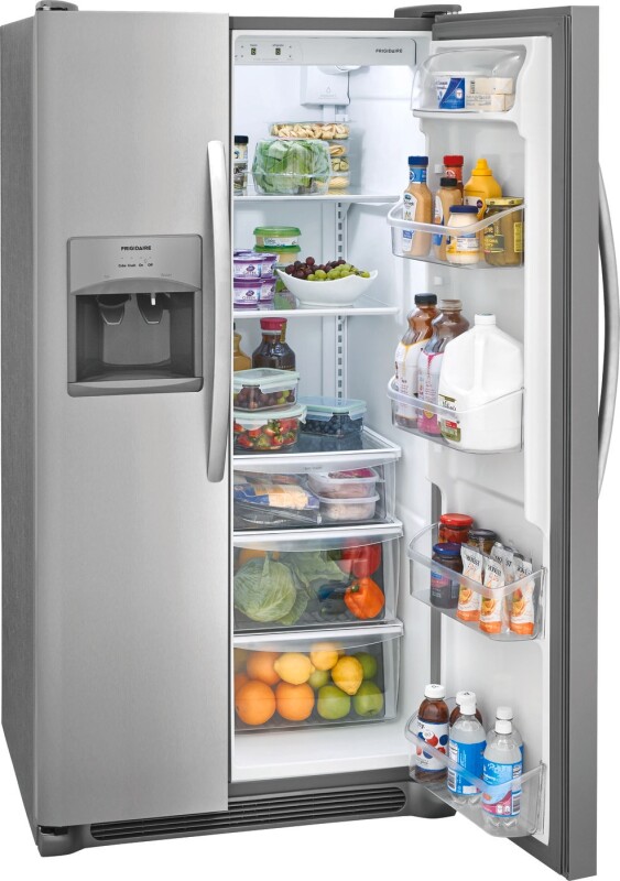 25.5 Cu. Ft. Side-by-Side Refrigerator FFSS2615TS, product image 11 of 12