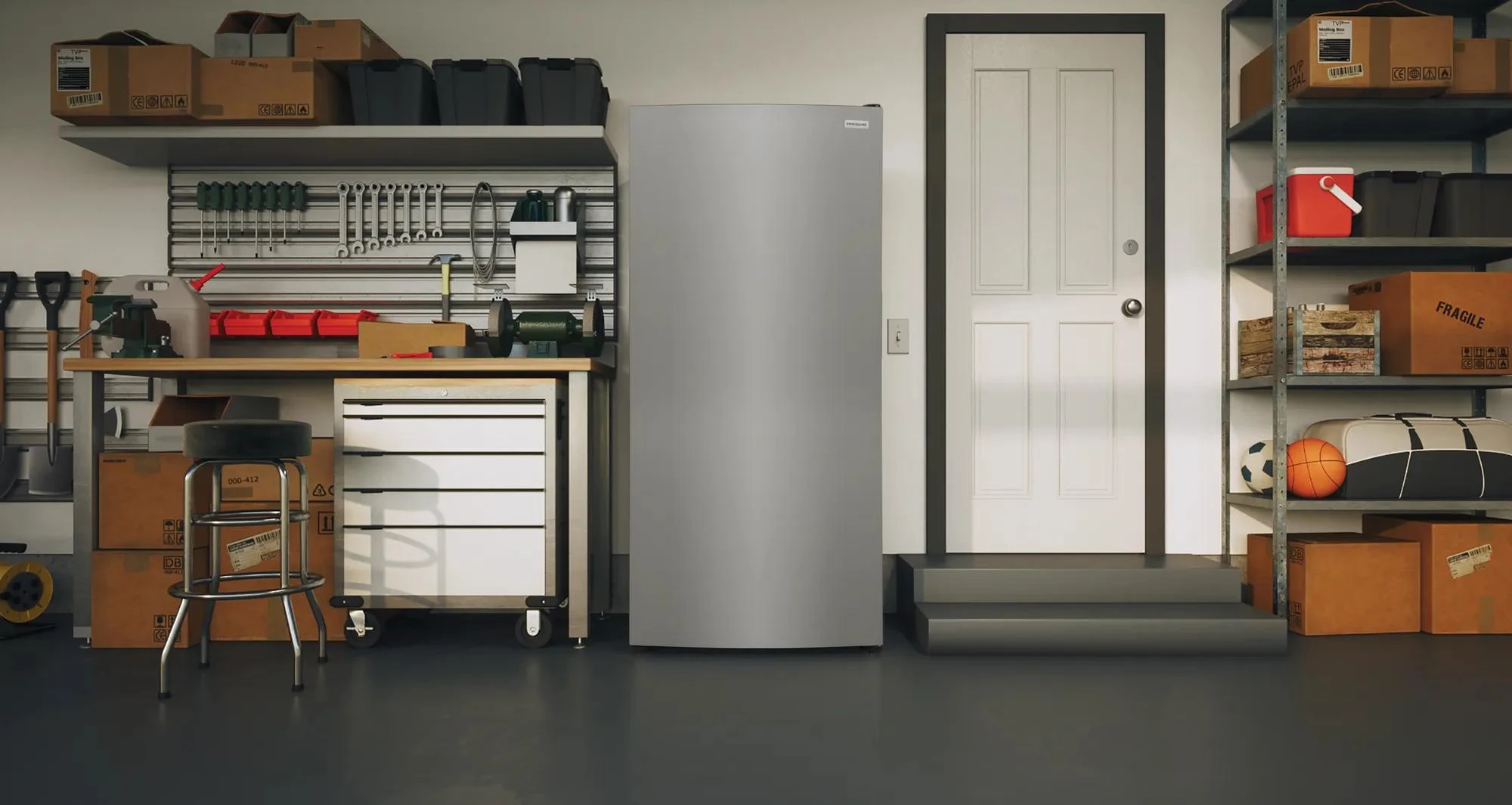 20 Cu. Ft. Garage Ready Upright Freezer FFUE2022AF