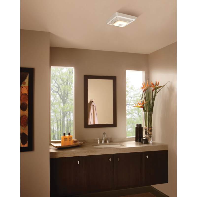 Bluetooth Speaker Quick Install Bathroom Exhaust Fan Grille/Cover w/ LED Light (single unit) FG800SPKS