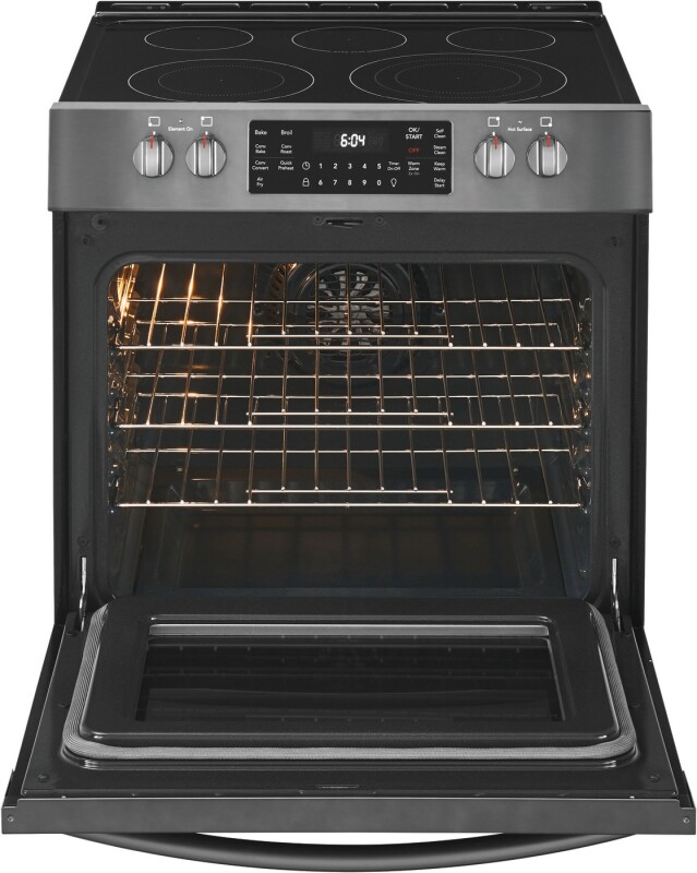 30" Front Control Electric Range with Air Fry view 2
