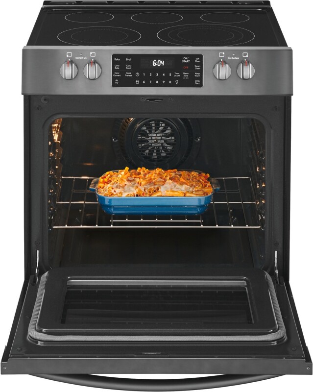 30" Front Control Electric Range with Air Fry view 4