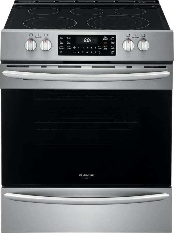 30" Front Control Electric Range with Air Fry FGEH3047VF