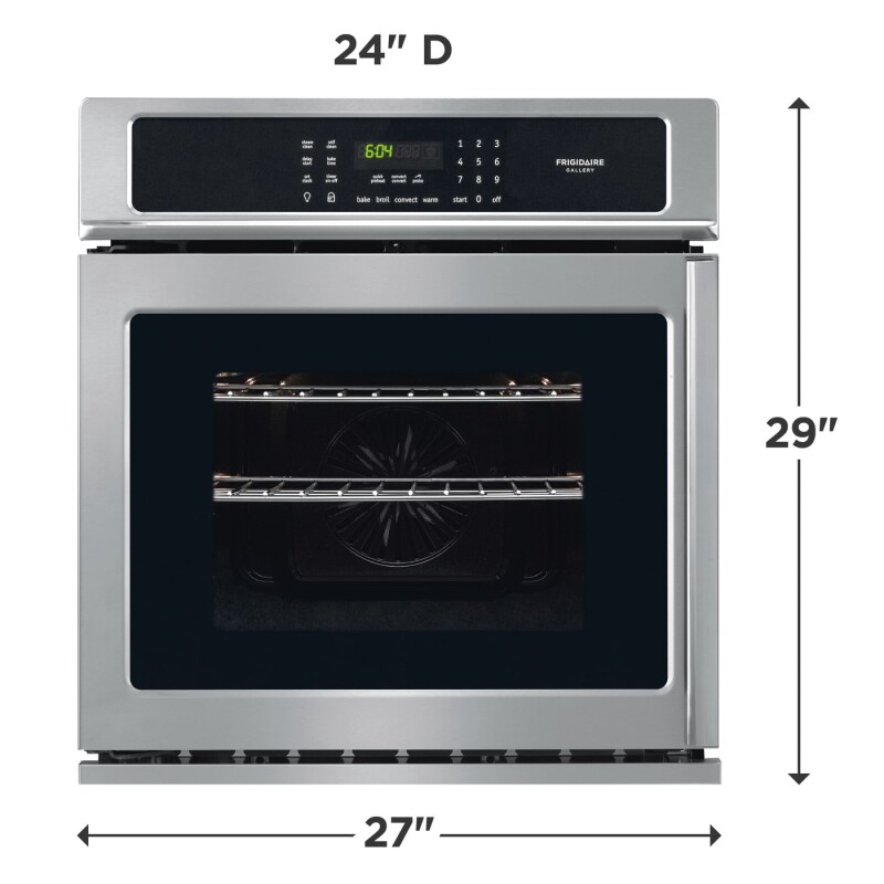 27" Single Electric Wall Oven view 2