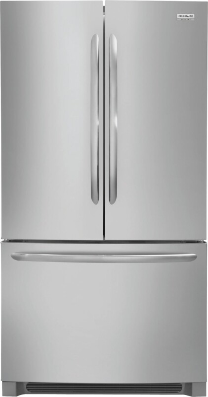 Frigidaire Gallery 22.4 Cu. Ft. Counter-Depth French Door Refrigerator Stainless Steel FGHG2368TF Picture 1