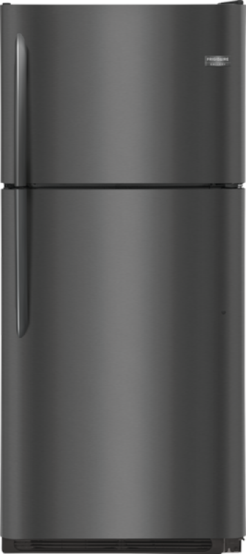 Frigidaire Gallery 20.4 Cu. Ft. Top Freezer Refrigerator Black Stainless Steel FGTR2037TD Picture 1