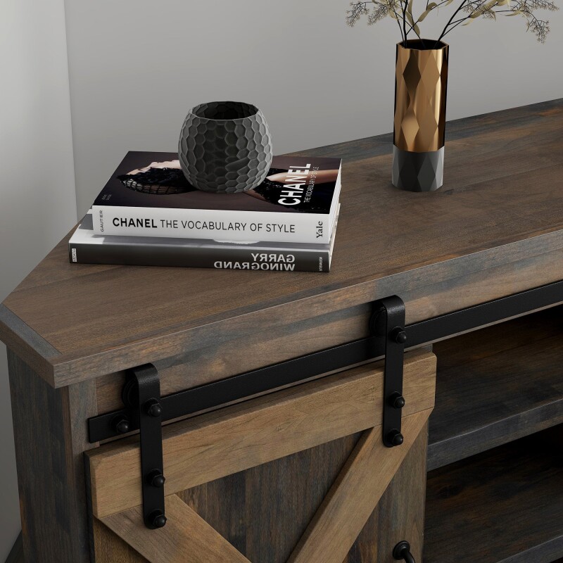 Farmhouse 56" Corner Tv Console FH1322BNW