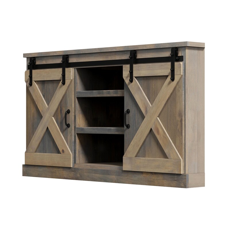 Farmhouse 56" Corner Tv Console FH1322BNW