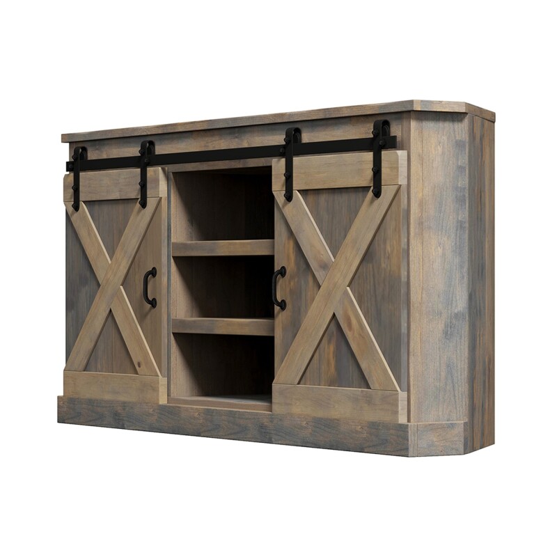Farmhouse 66" Corner Tv Console FH1422BNW