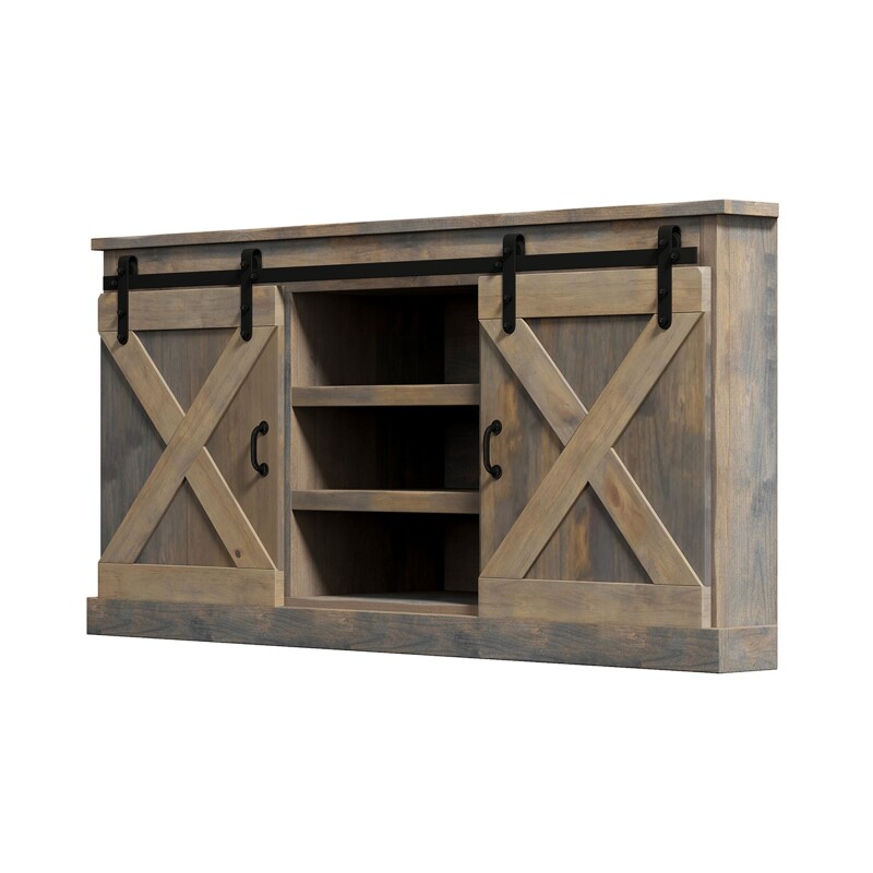 Farmhouse 66" Corner Tv Console FH1422BNW