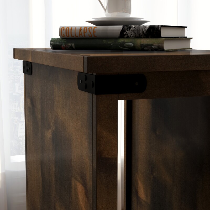 Farmhouse Chairside Table FH4420BNW